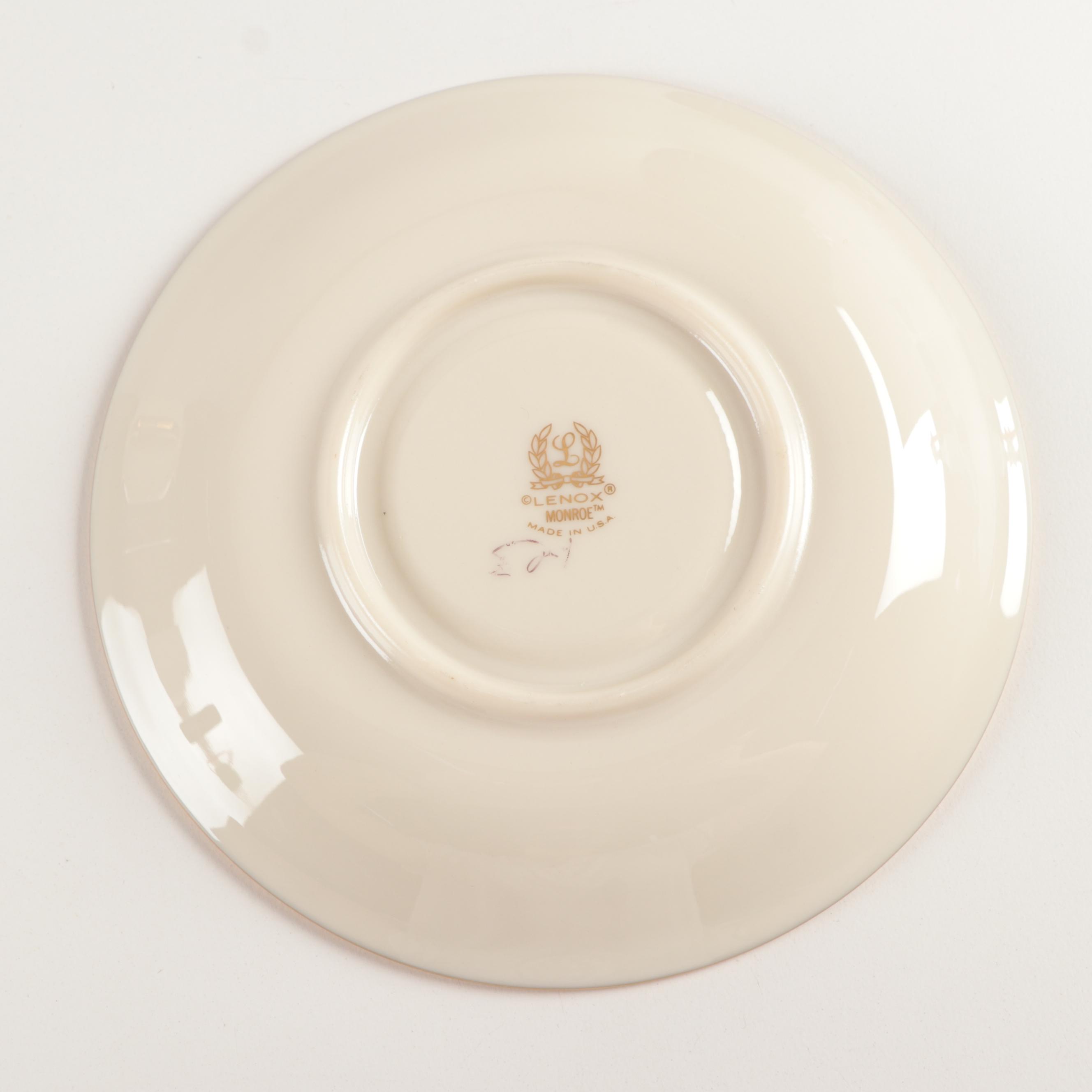 Lenox Presidential Collection "Monroe" Porcelain Dinnerware, 1983–2003