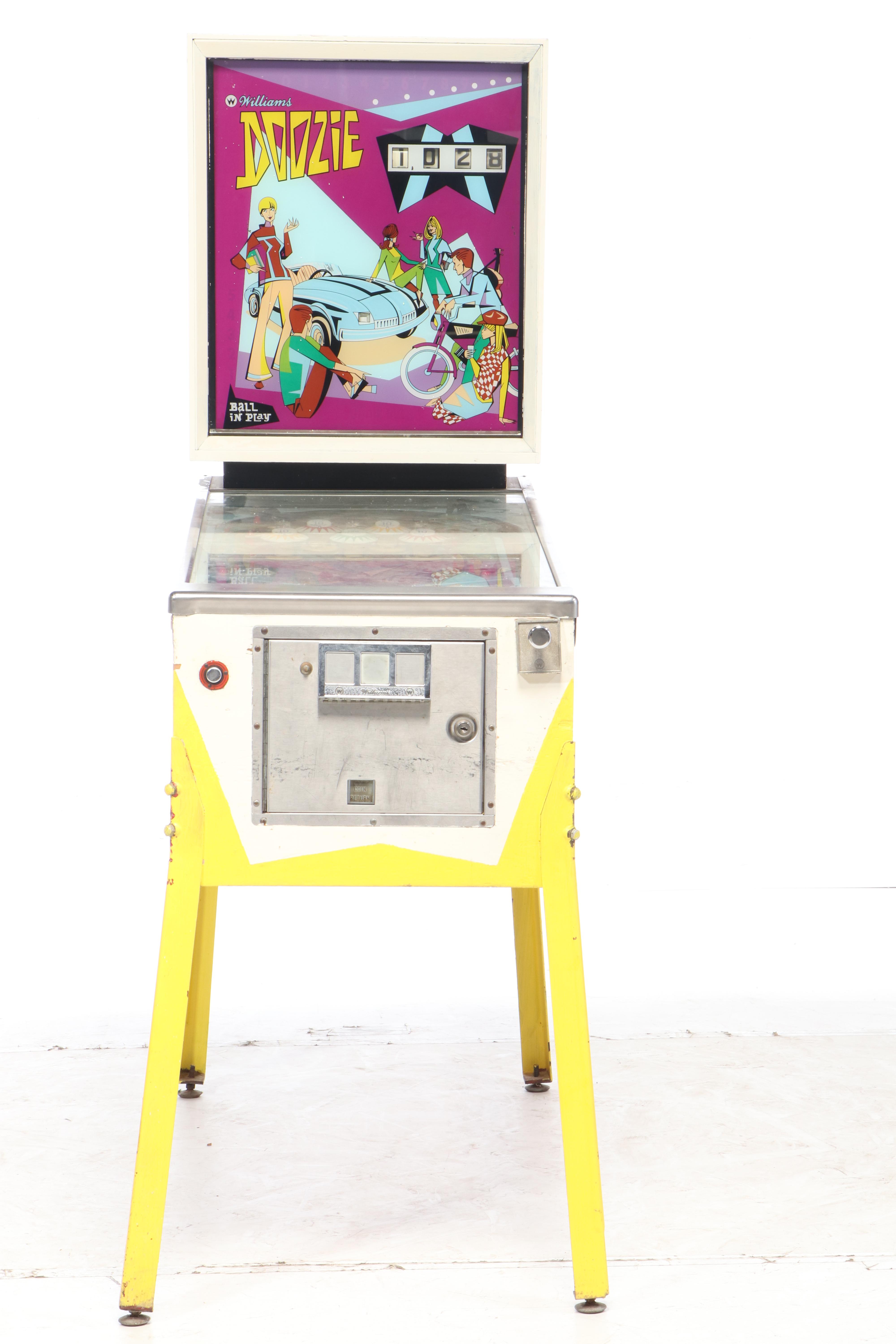 Williams "Doozie" Pinball Machine, 1968