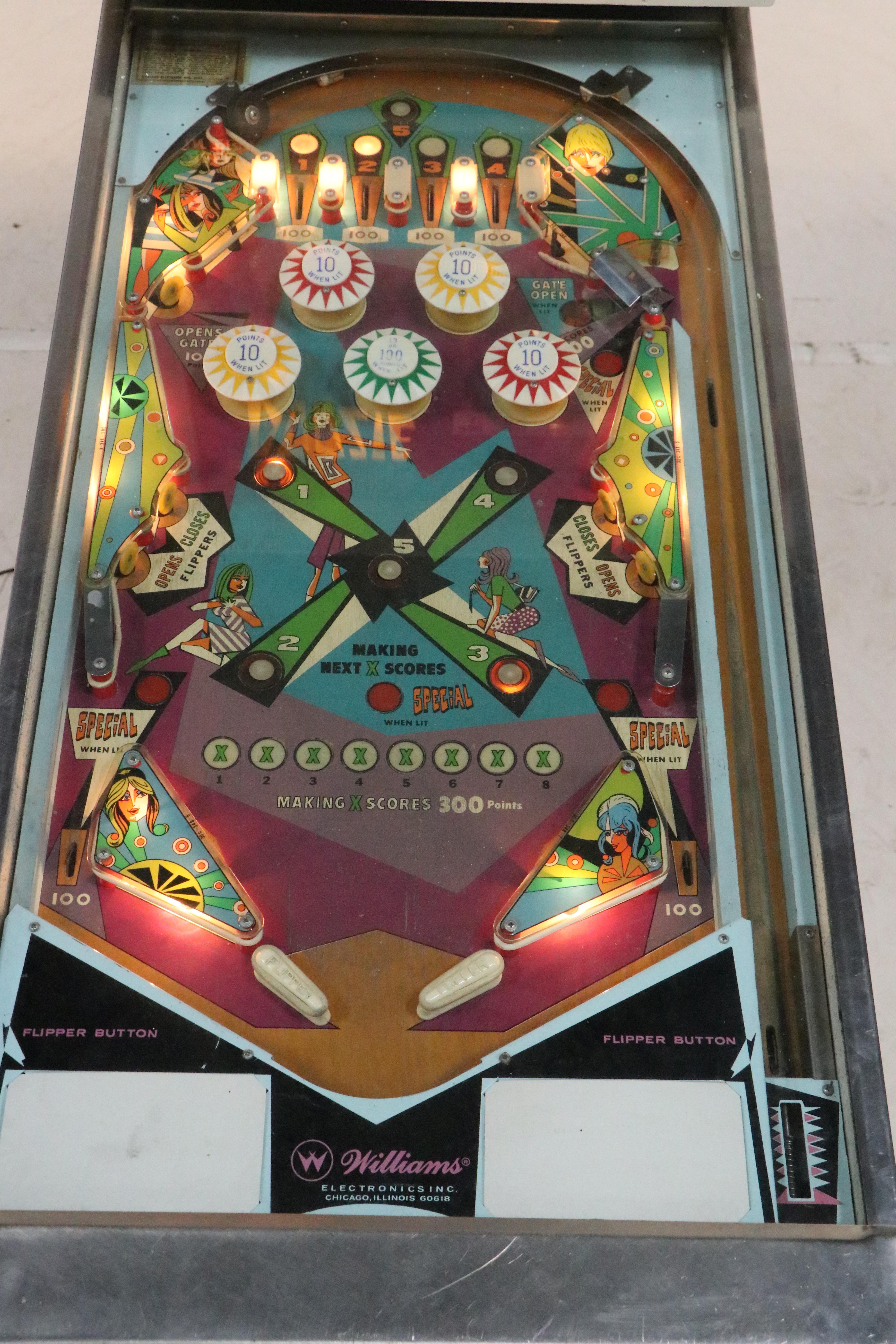 Williams "Doozie" Pinball Machine, 1968