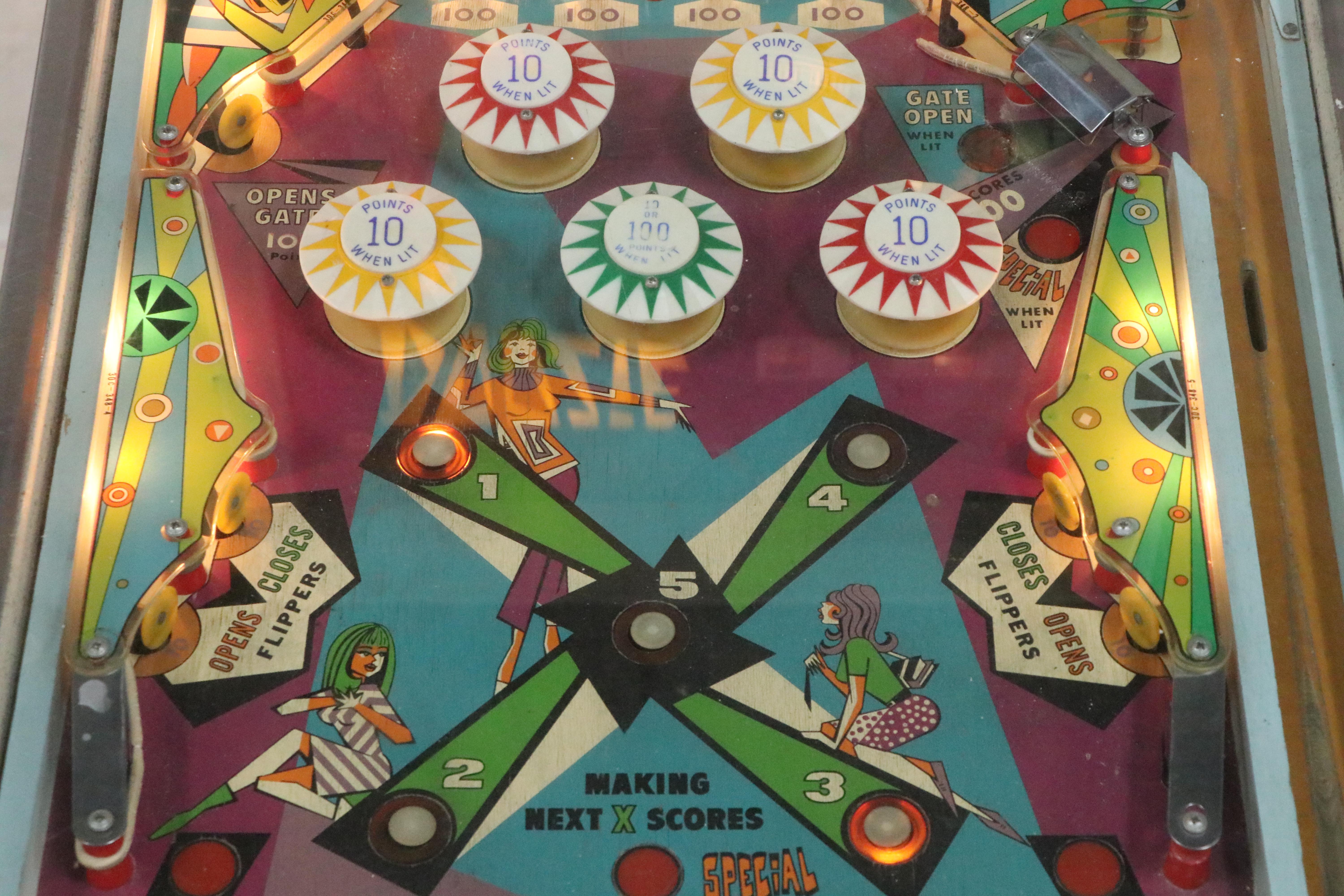 Williams "Doozie" Pinball Machine, 1968