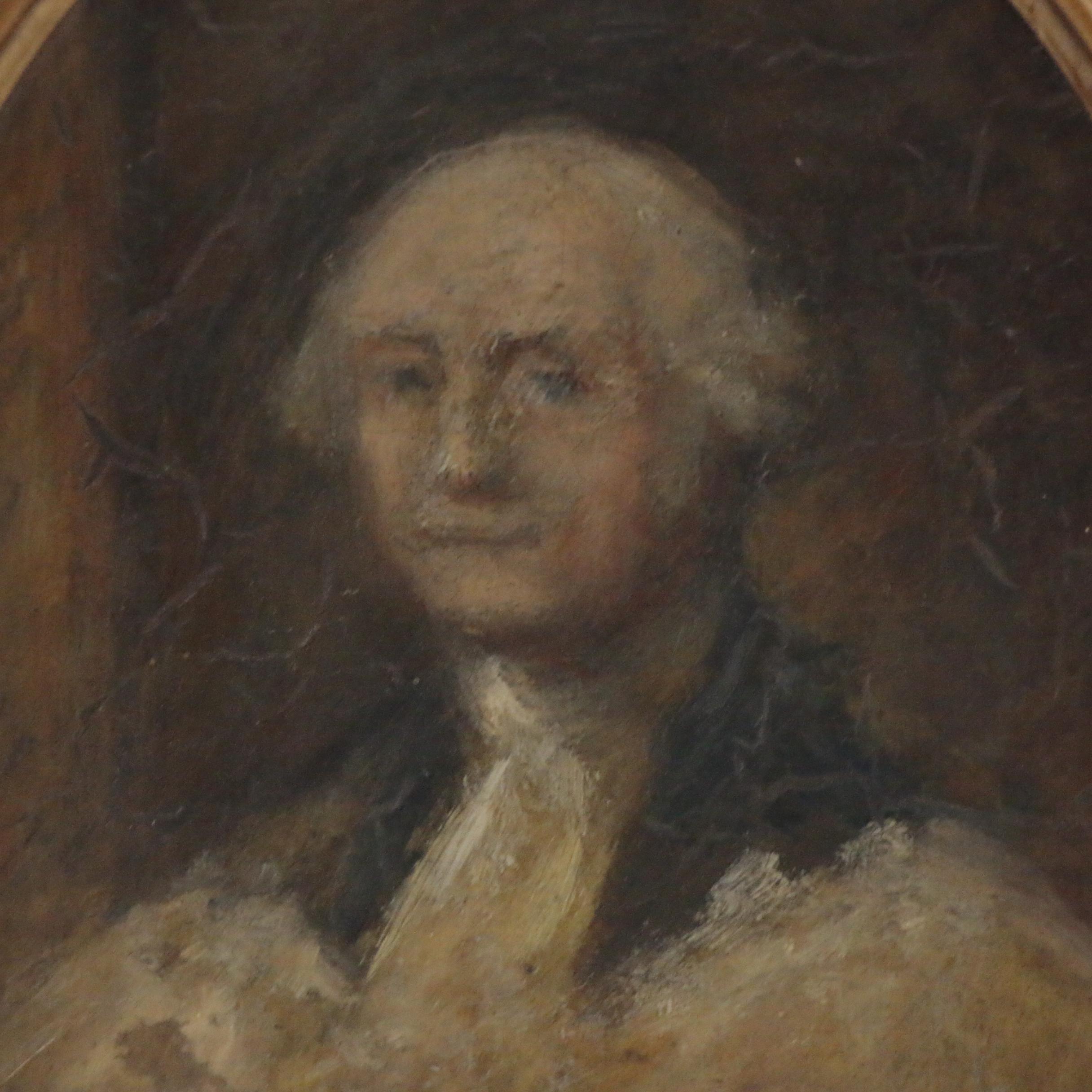 Eugene J. Melancon Portrait Oil Painting of George Washington