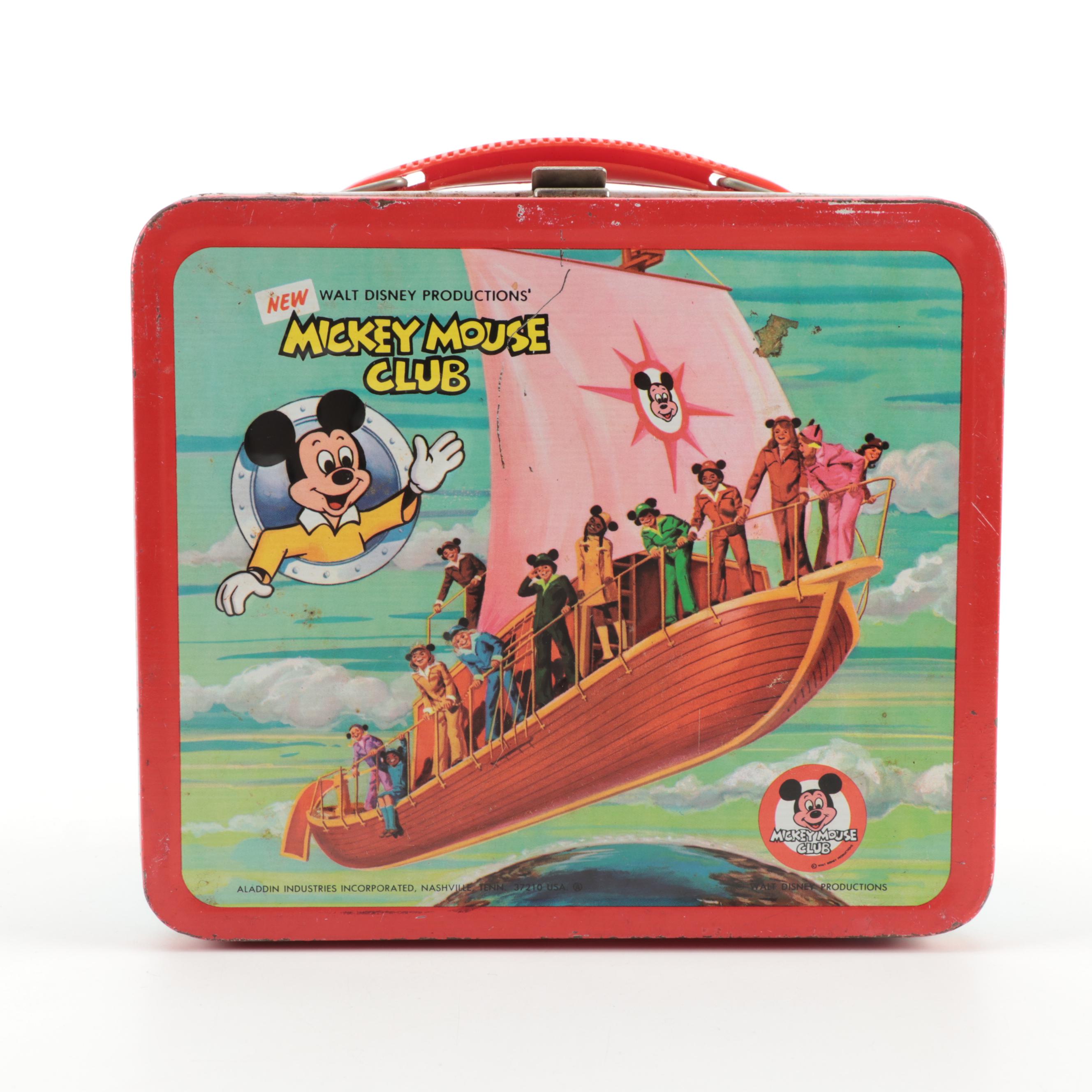 Mickey Mouse Club Lunchbox, Vintage