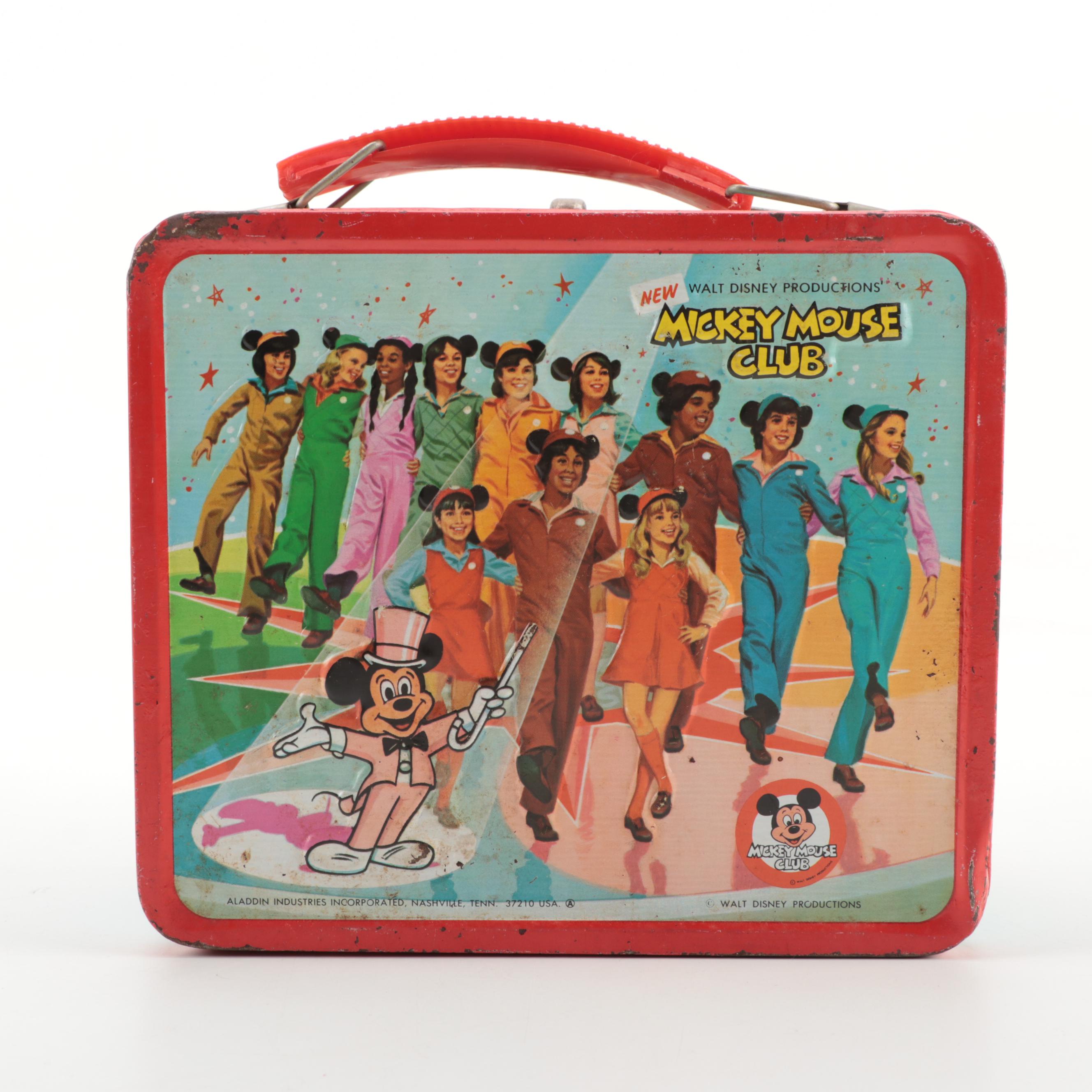Mickey Mouse Club Lunchbox, Vintage