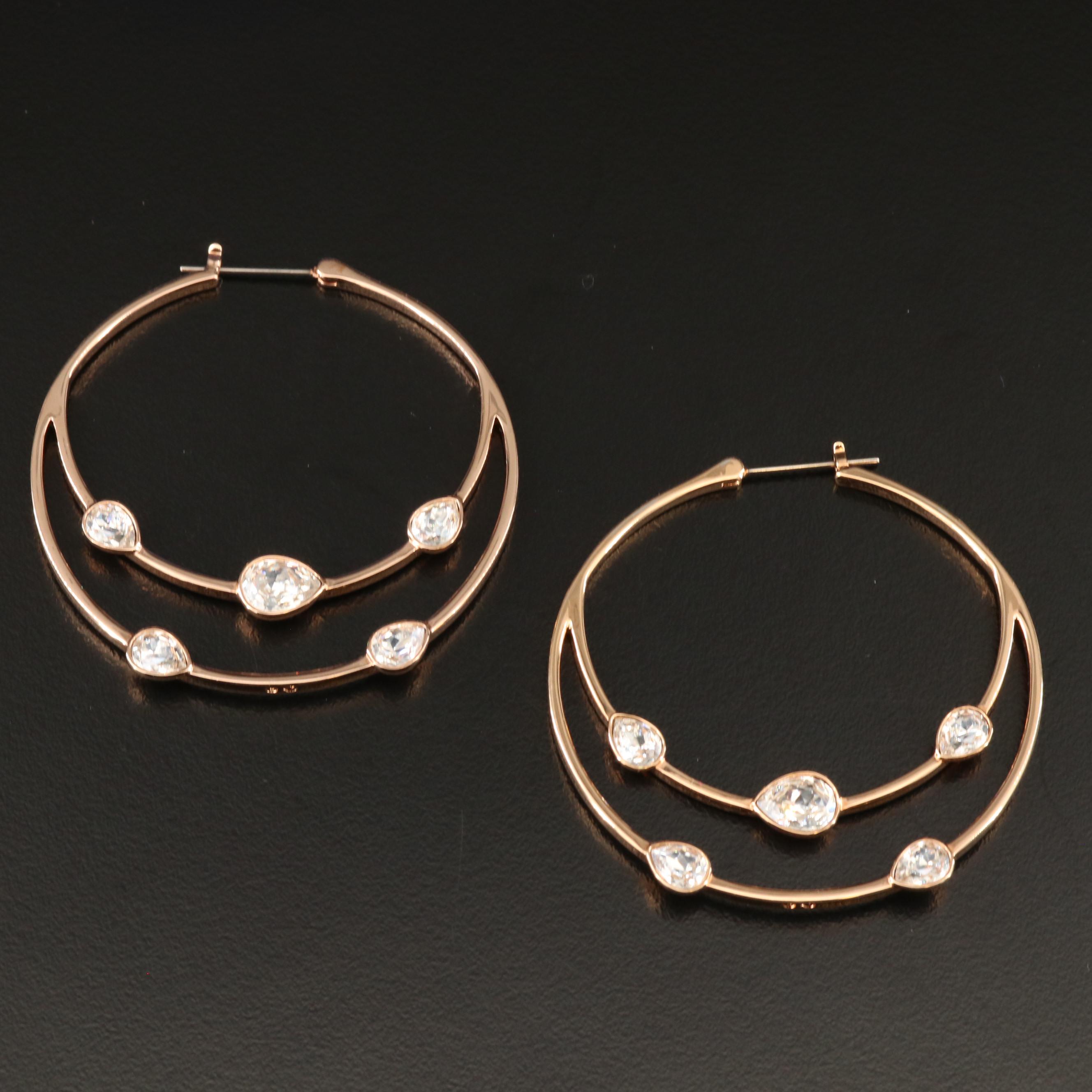 Swarovski Crystal Jewelry Featuring "Vio" Necklace and "Cupidon" Ring