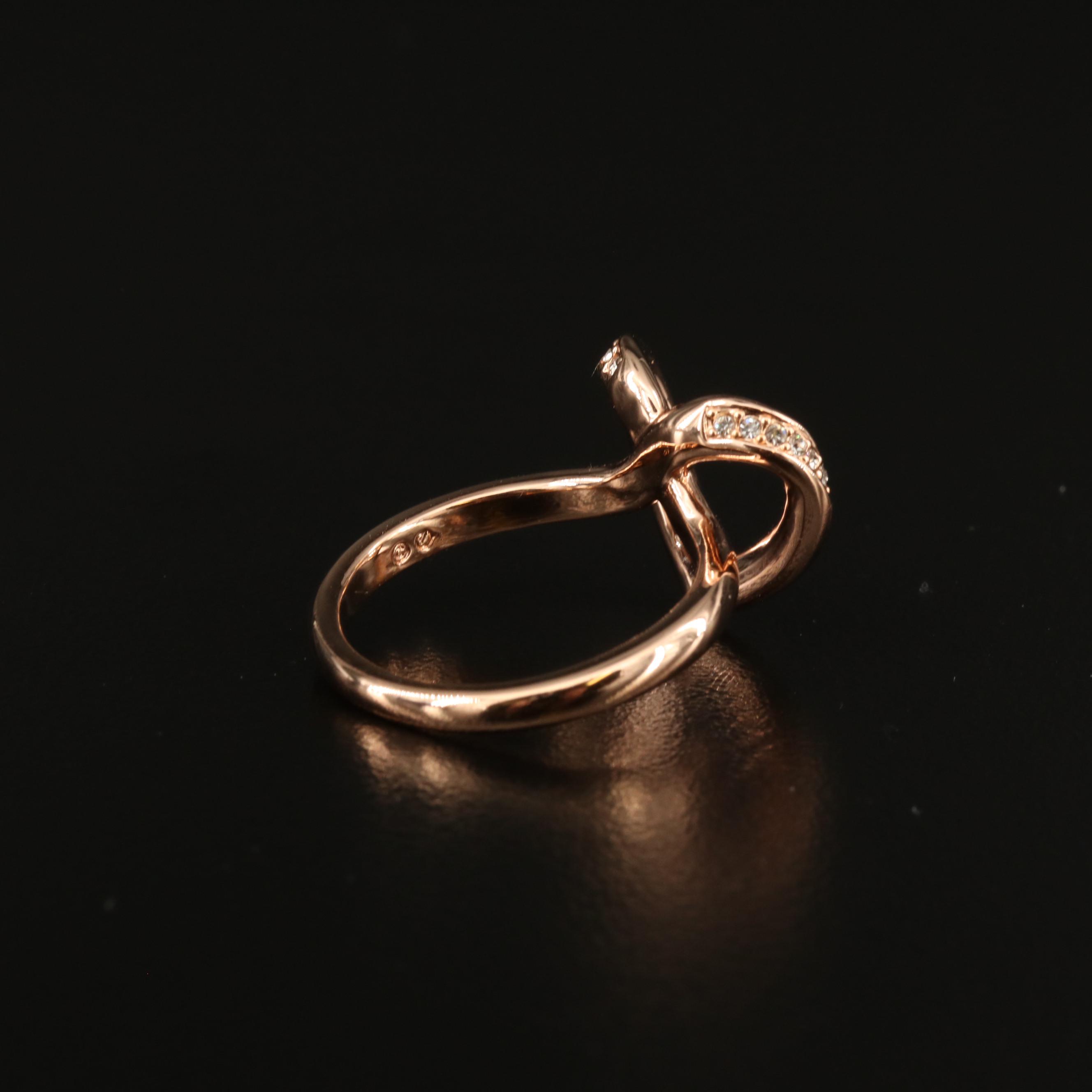 Swarovski Crystal Jewelry Featuring "Vio" Necklace and "Cupidon" Ring