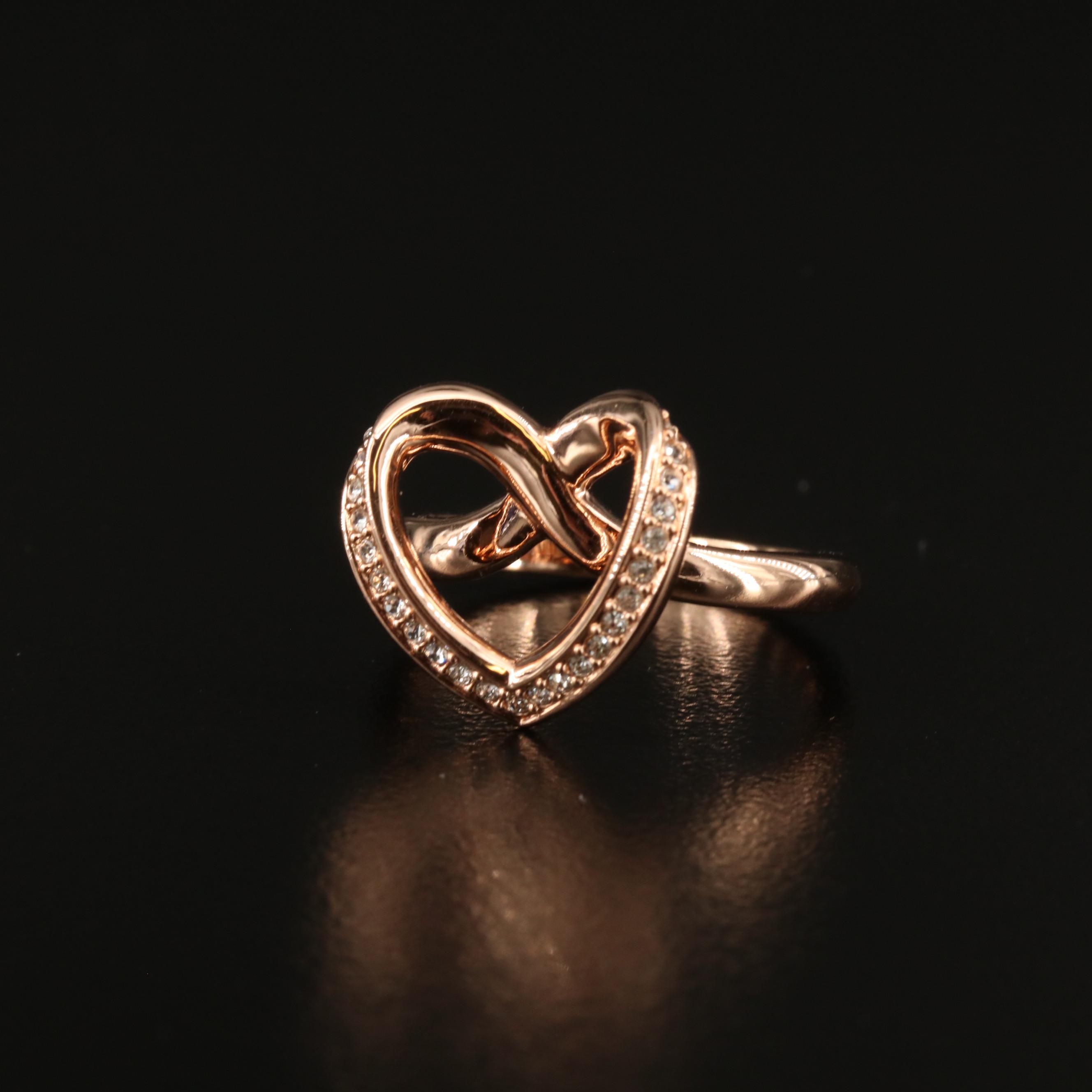 Swarovski Crystal Jewelry Featuring "Vio" Necklace and "Cupidon" Ring