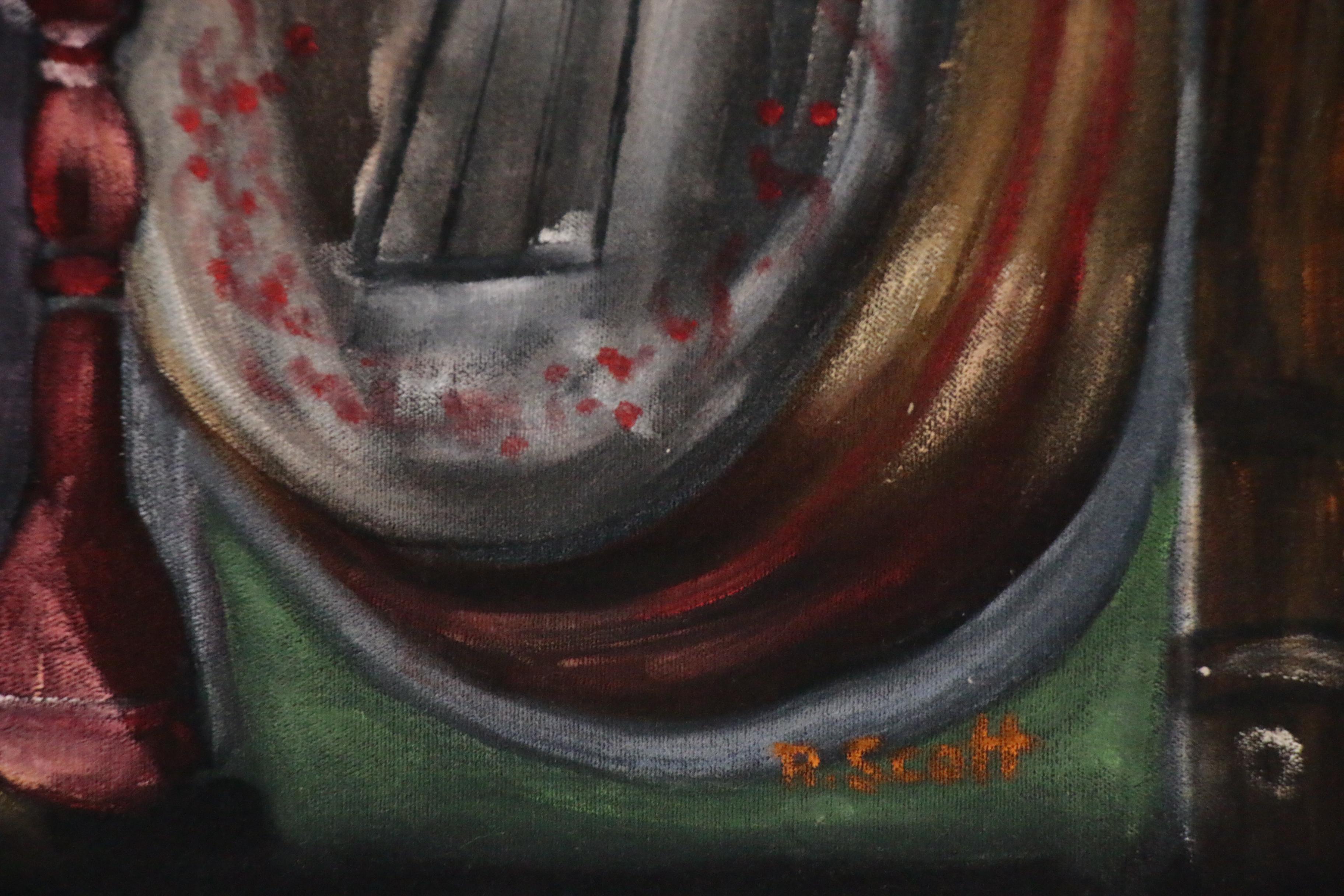 Oil Painting of Musical Instruments