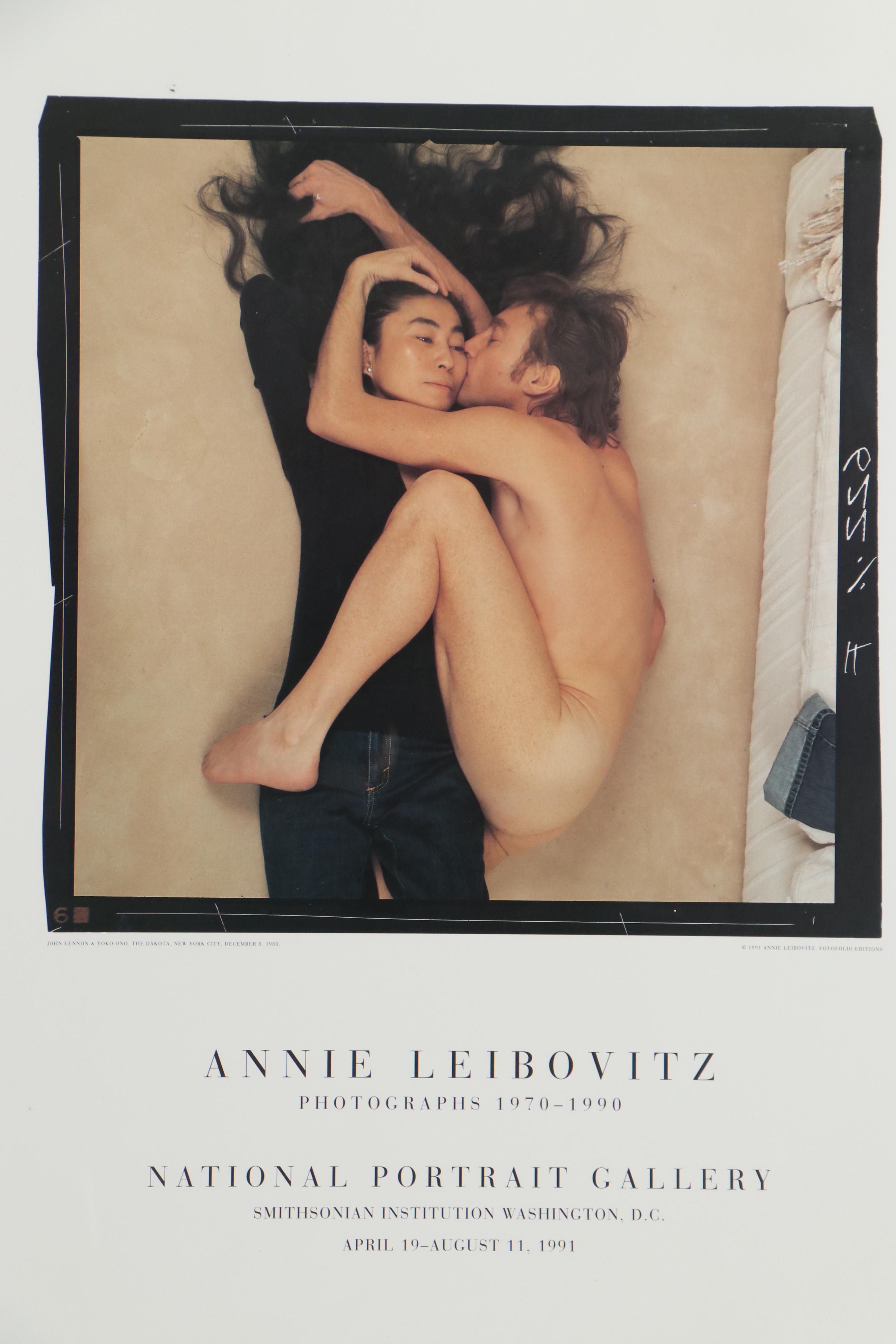 Annie Leibovitz Offset Lithograph Exhibition Poster, National Portrait Gallery
