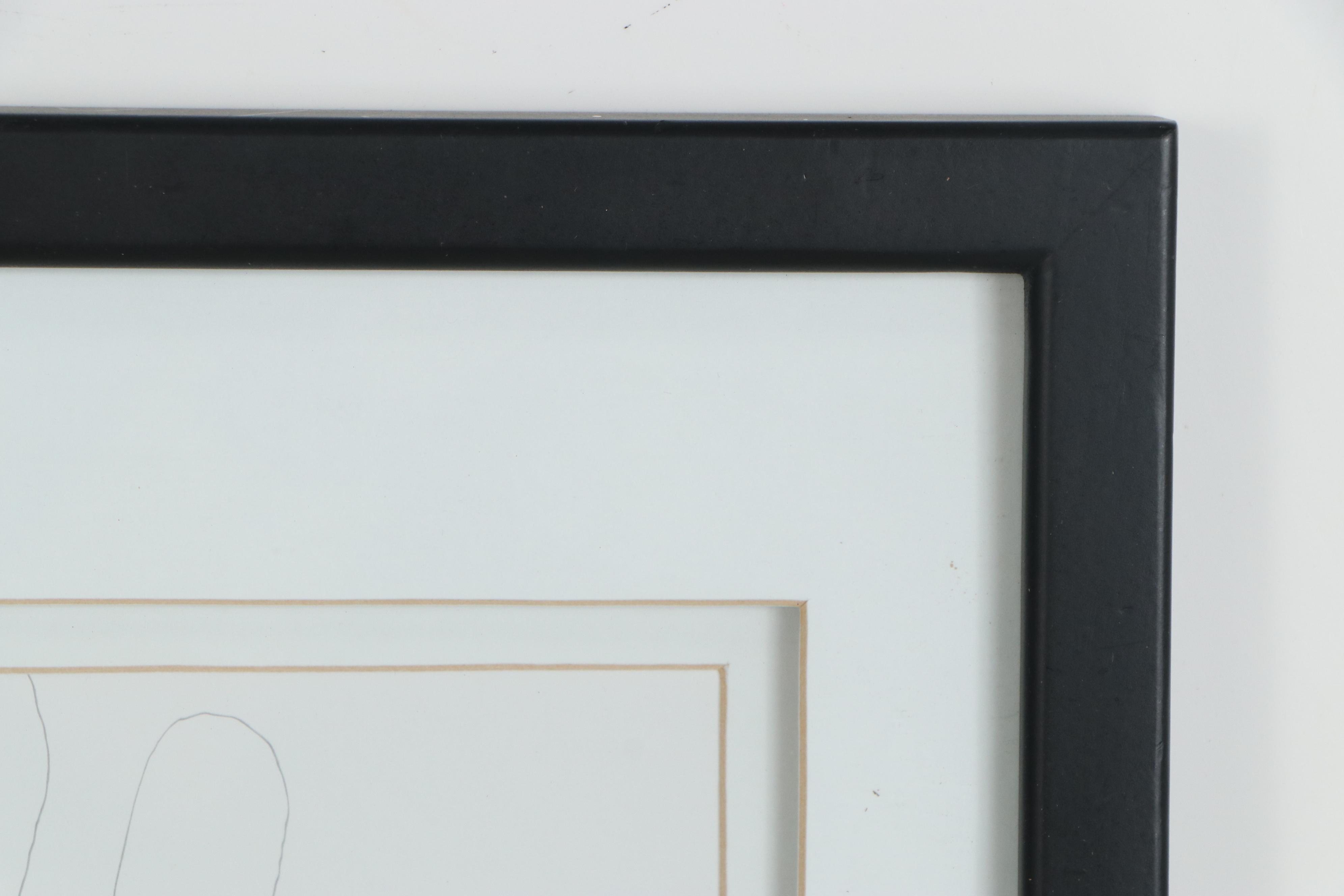 Todd Hido Pencil Drawing "A Road Divided"