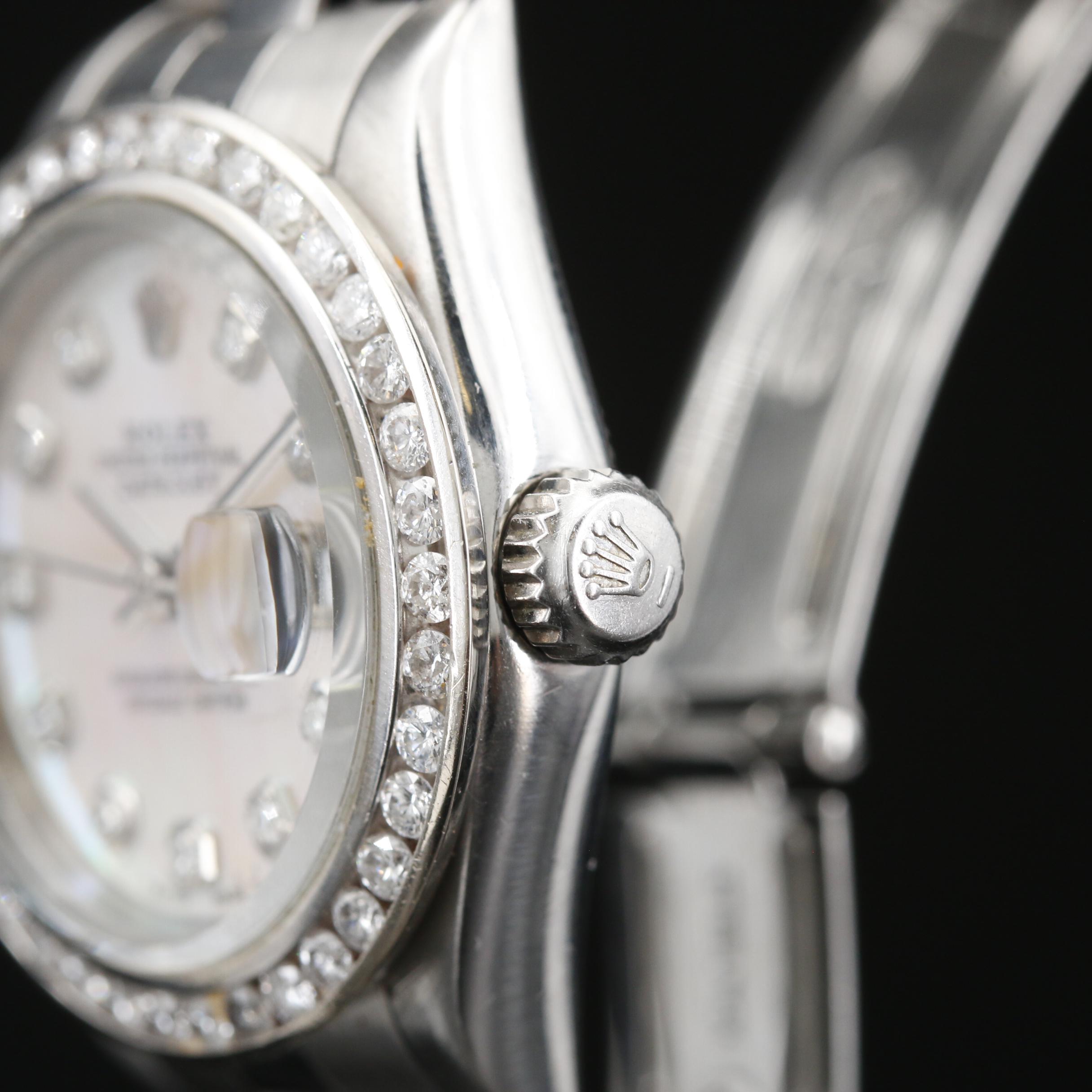 2005 Rolex Datejust 14K and Stainless Steel, 1.12 CTW Diamond and MOP Watch