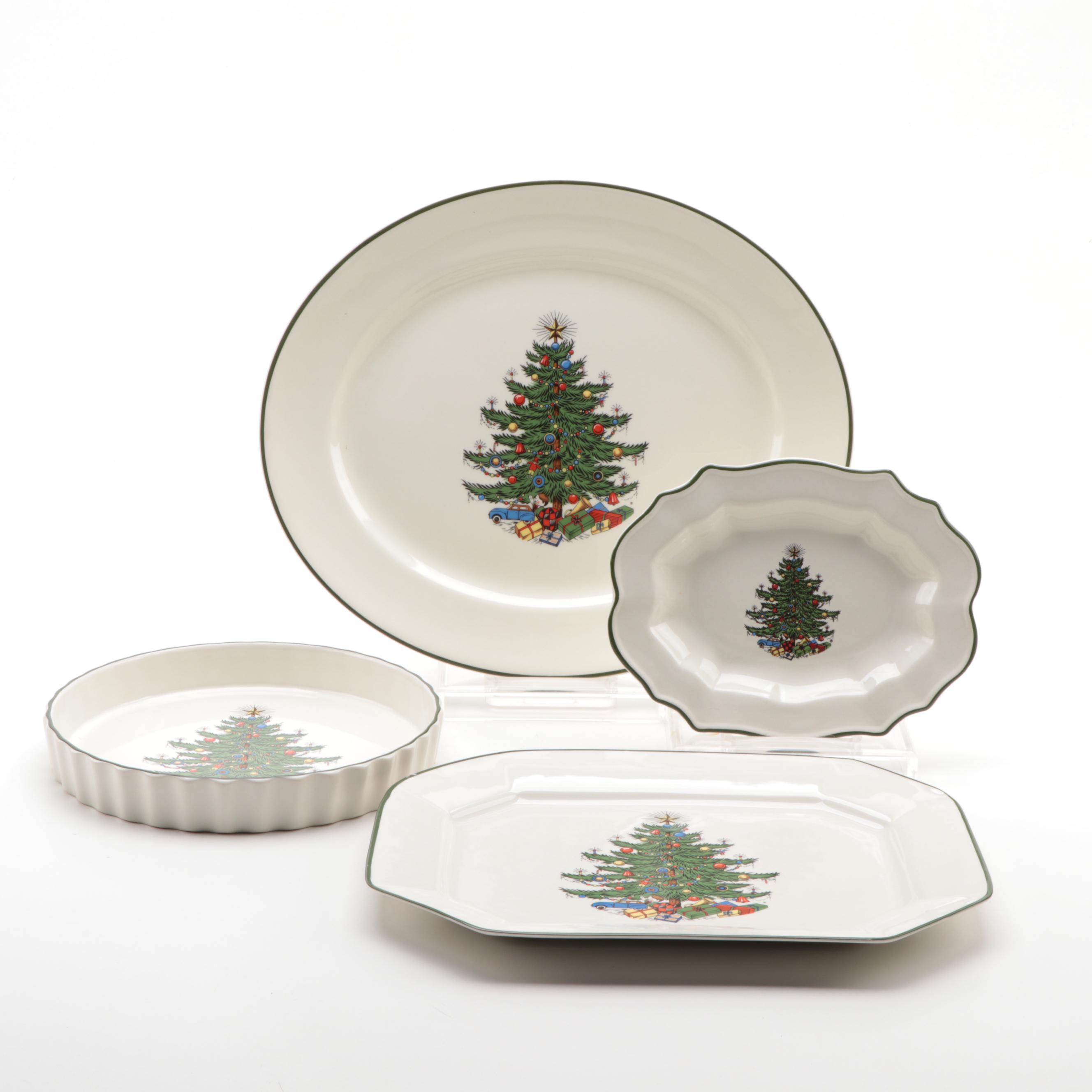Cuthbertson "Christmas Tree" Ceramic Dinnerware, 1985–2001