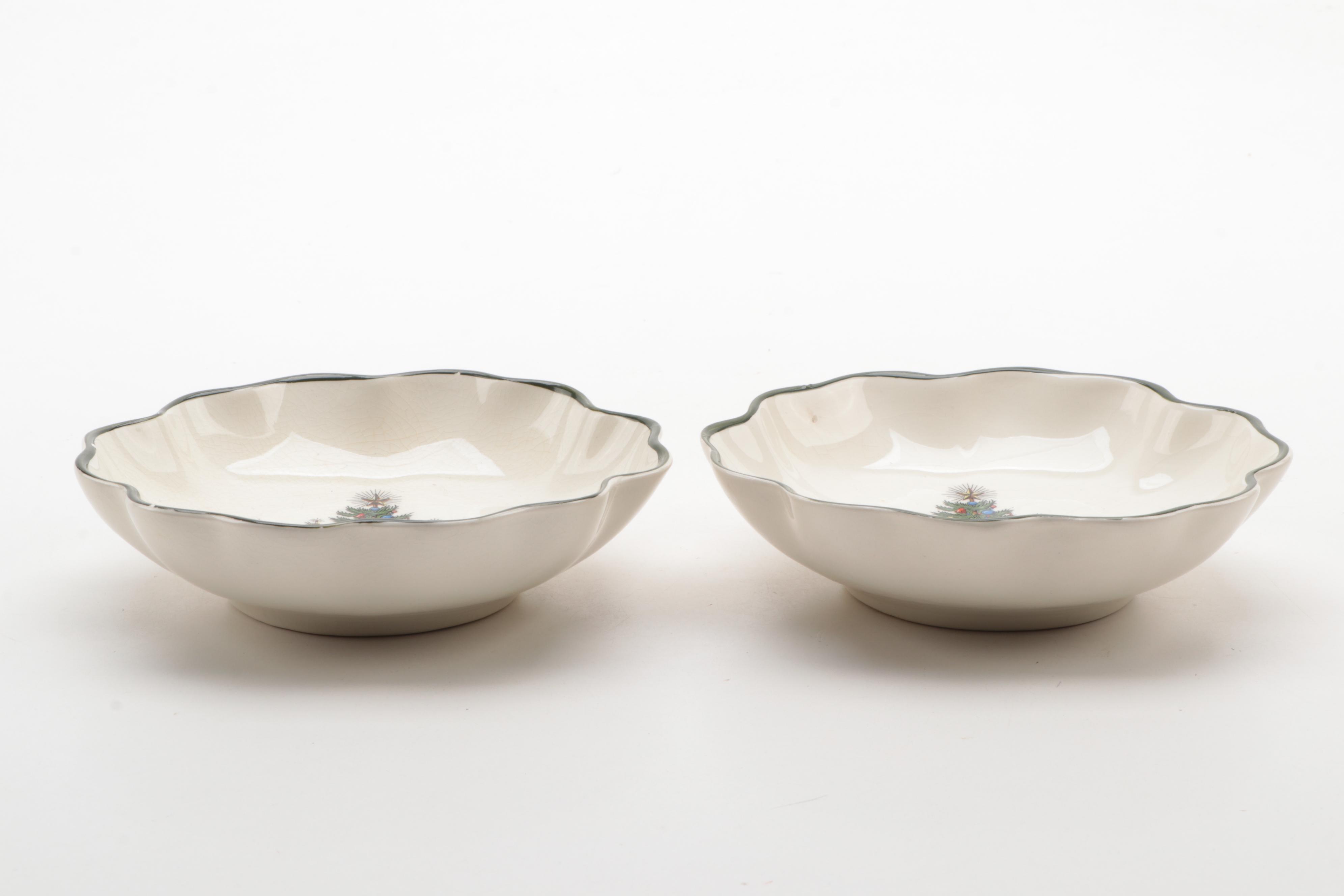 Cuthbertson "Christmas Tree" Ceramic Dinnerware, 1985–2001