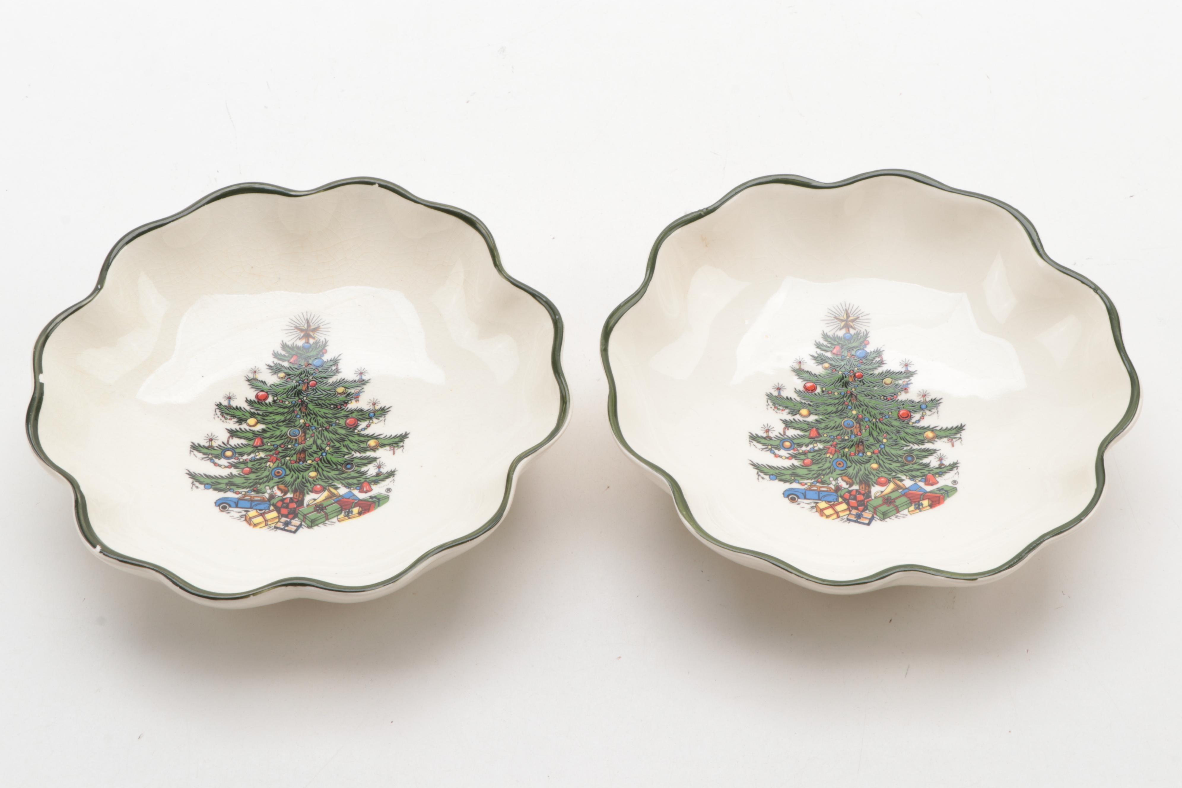 Cuthbertson "Christmas Tree" Ceramic Dinnerware, 1985–2001