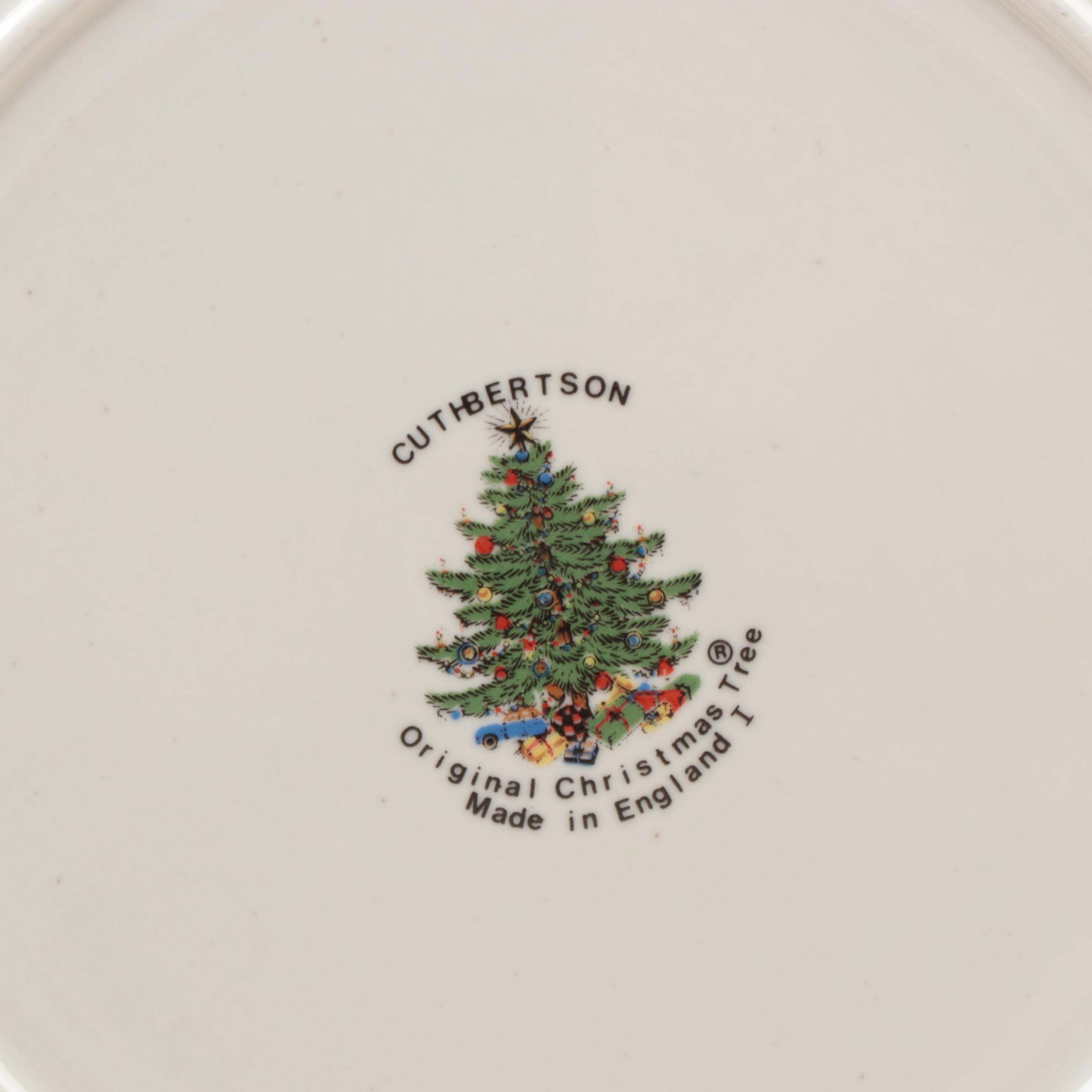 Cuthbertson "Christmas Tree" Ceramic Dinnerware, 1985–2001