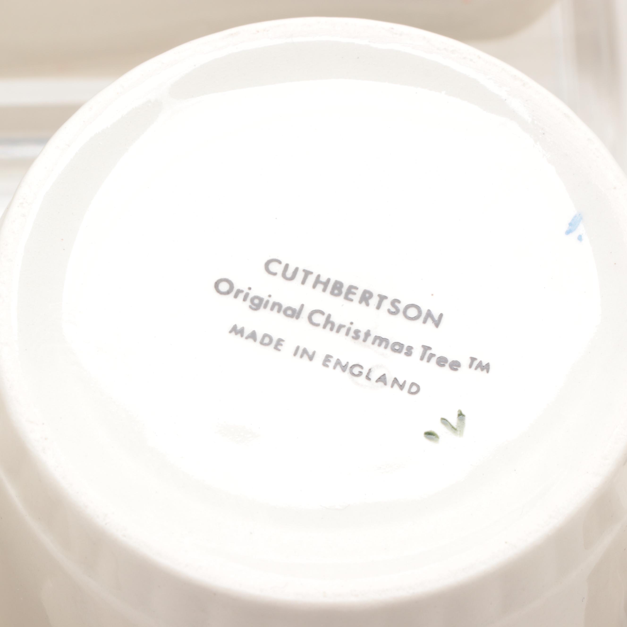 Cuthbertson "Christmas Tree" Ceramic Dinnerware, 1985–2001