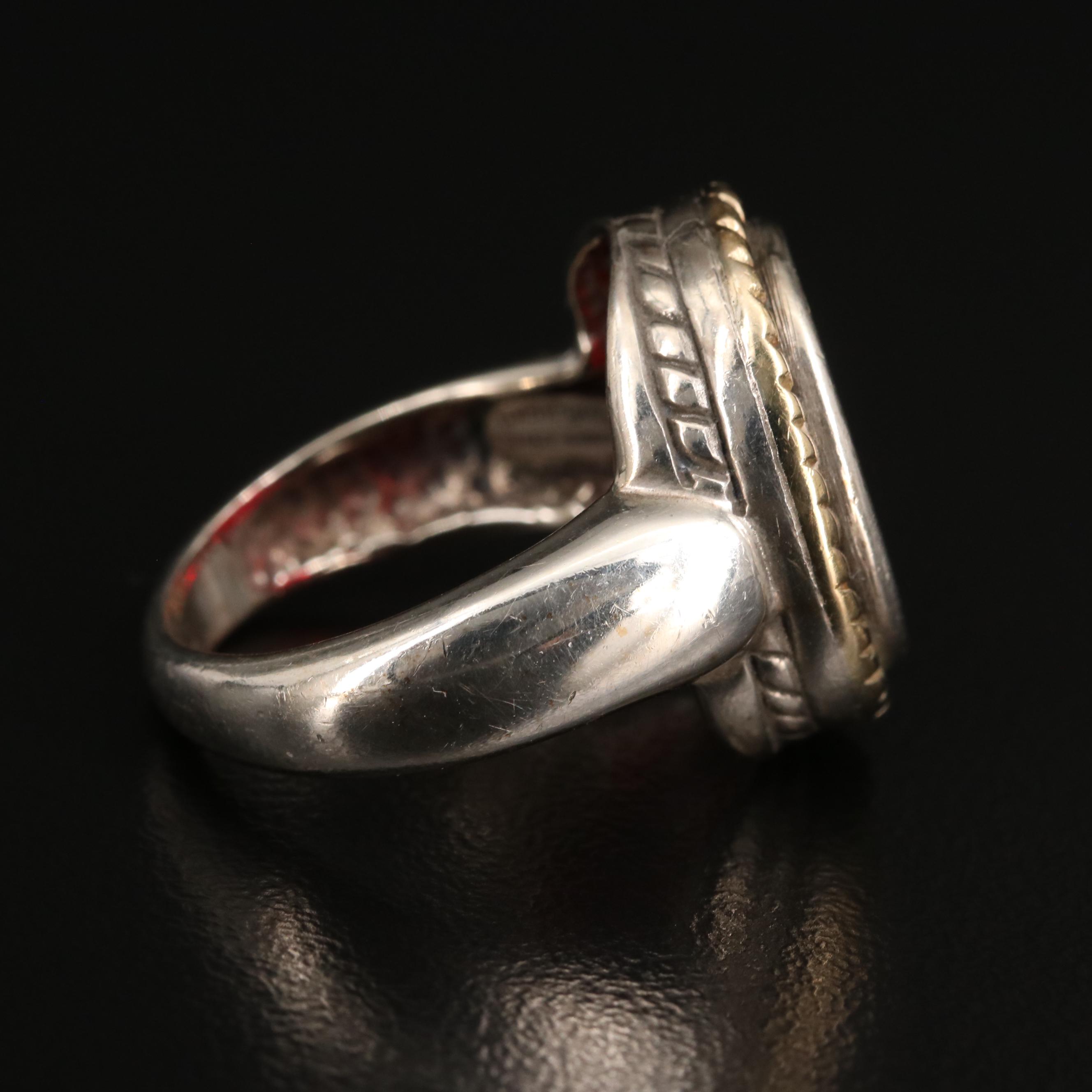 Vintage Krementz Necklace and Phillip Gabriel for Menegatti Sterling Ring