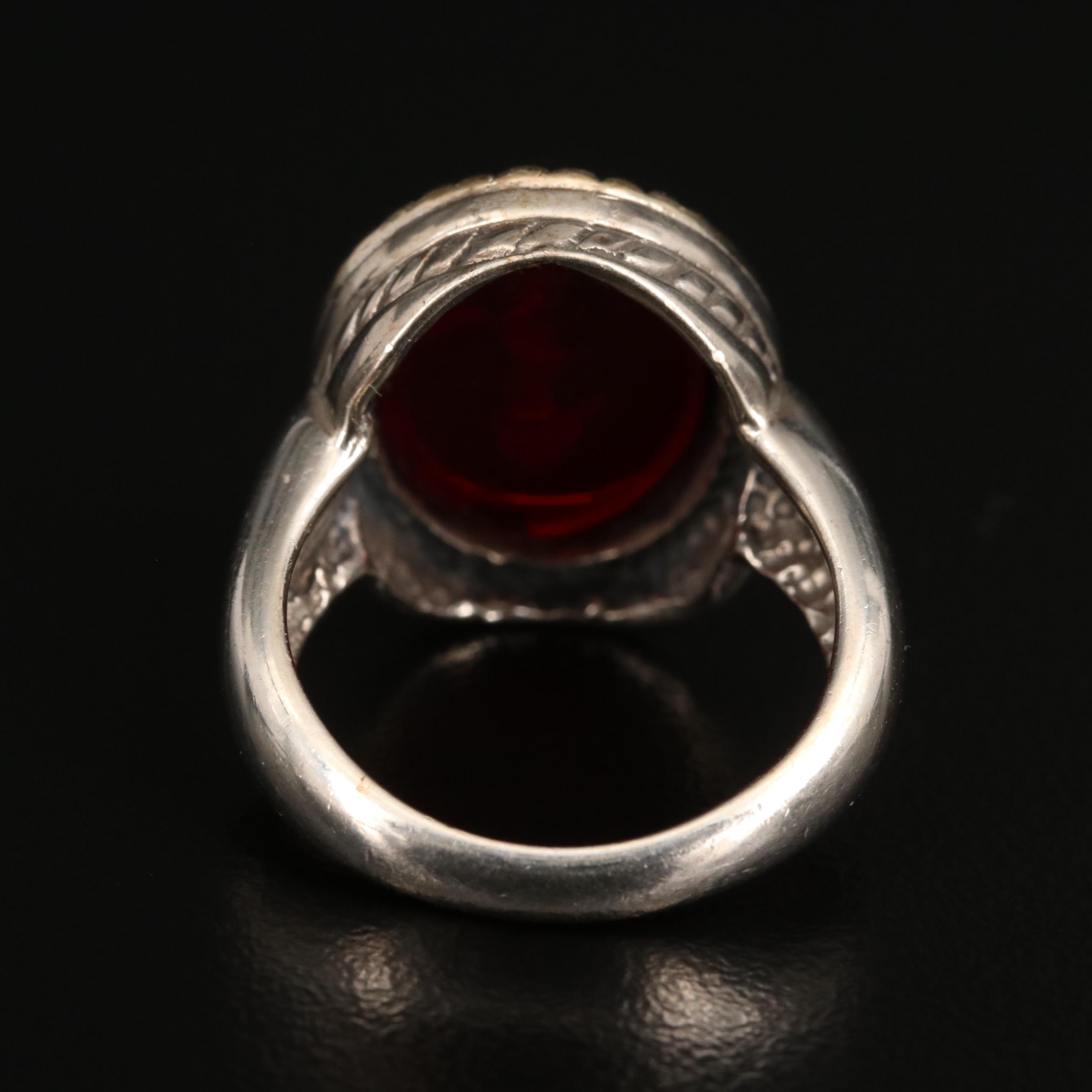 Vintage Krementz Necklace and Phillip Gabriel for Menegatti Sterling Ring