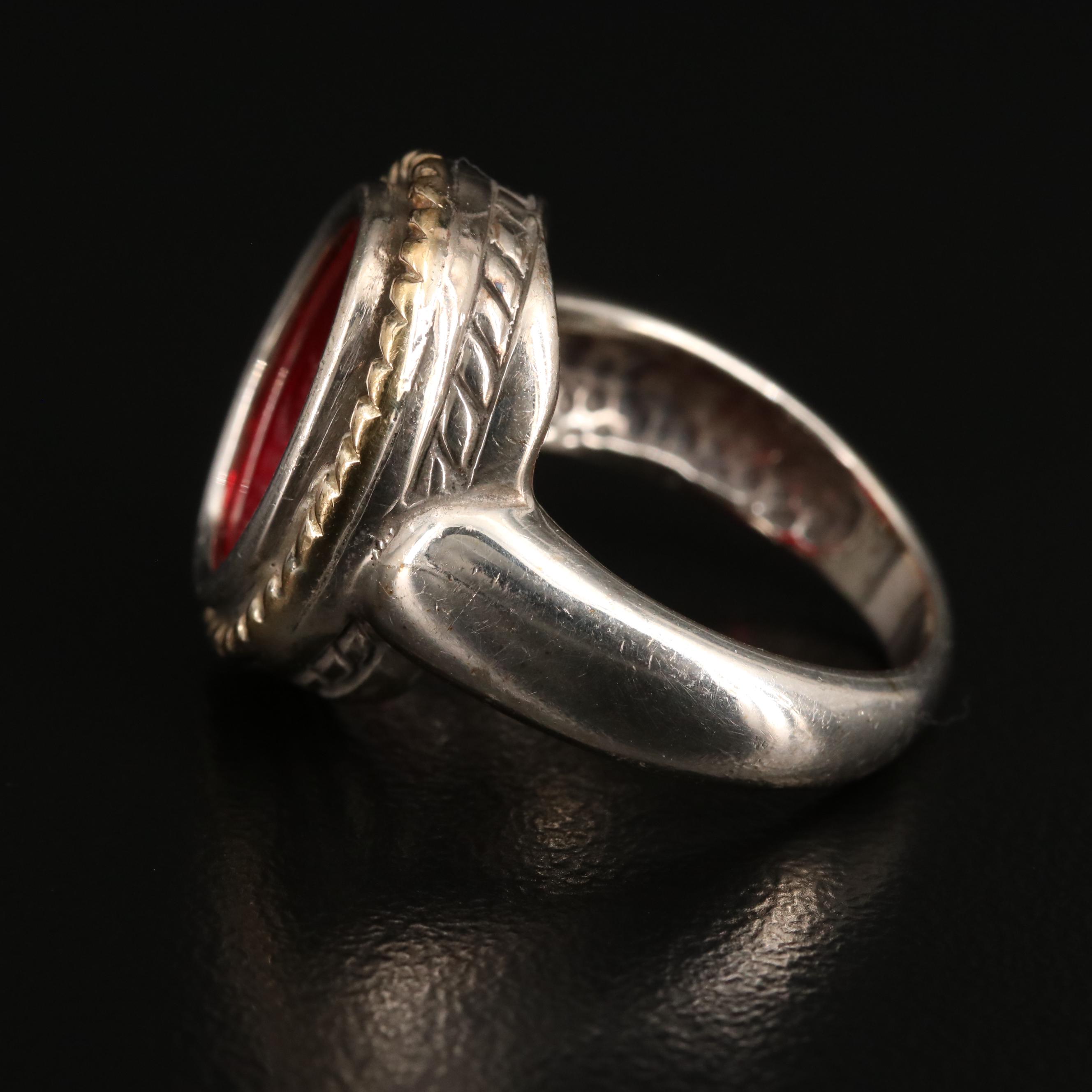 Vintage Krementz Necklace and Phillip Gabriel for Menegatti Sterling Ring