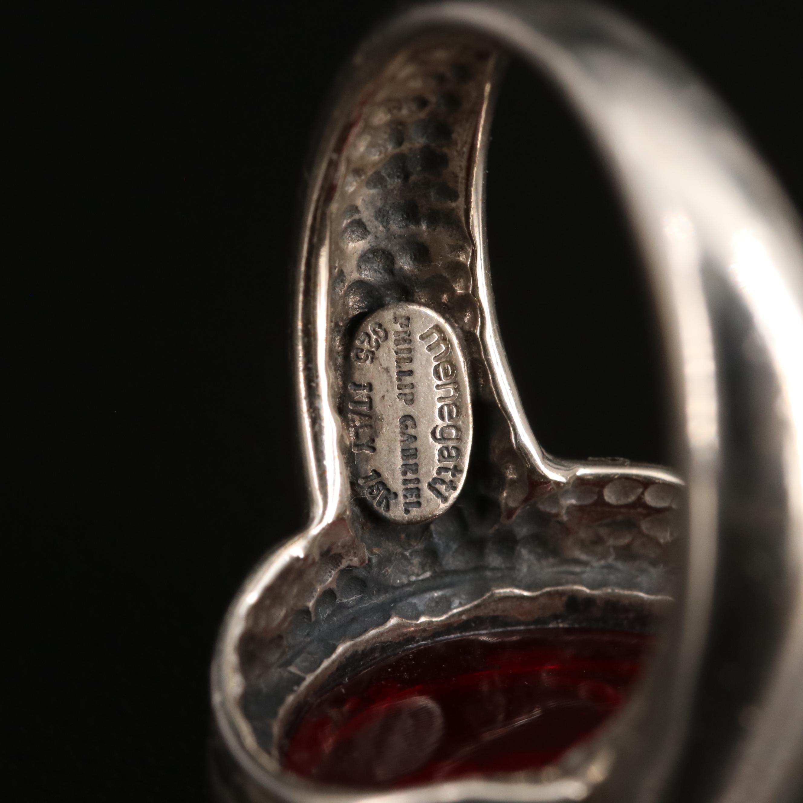 Vintage Krementz Necklace and Phillip Gabriel for Menegatti Sterling Ring