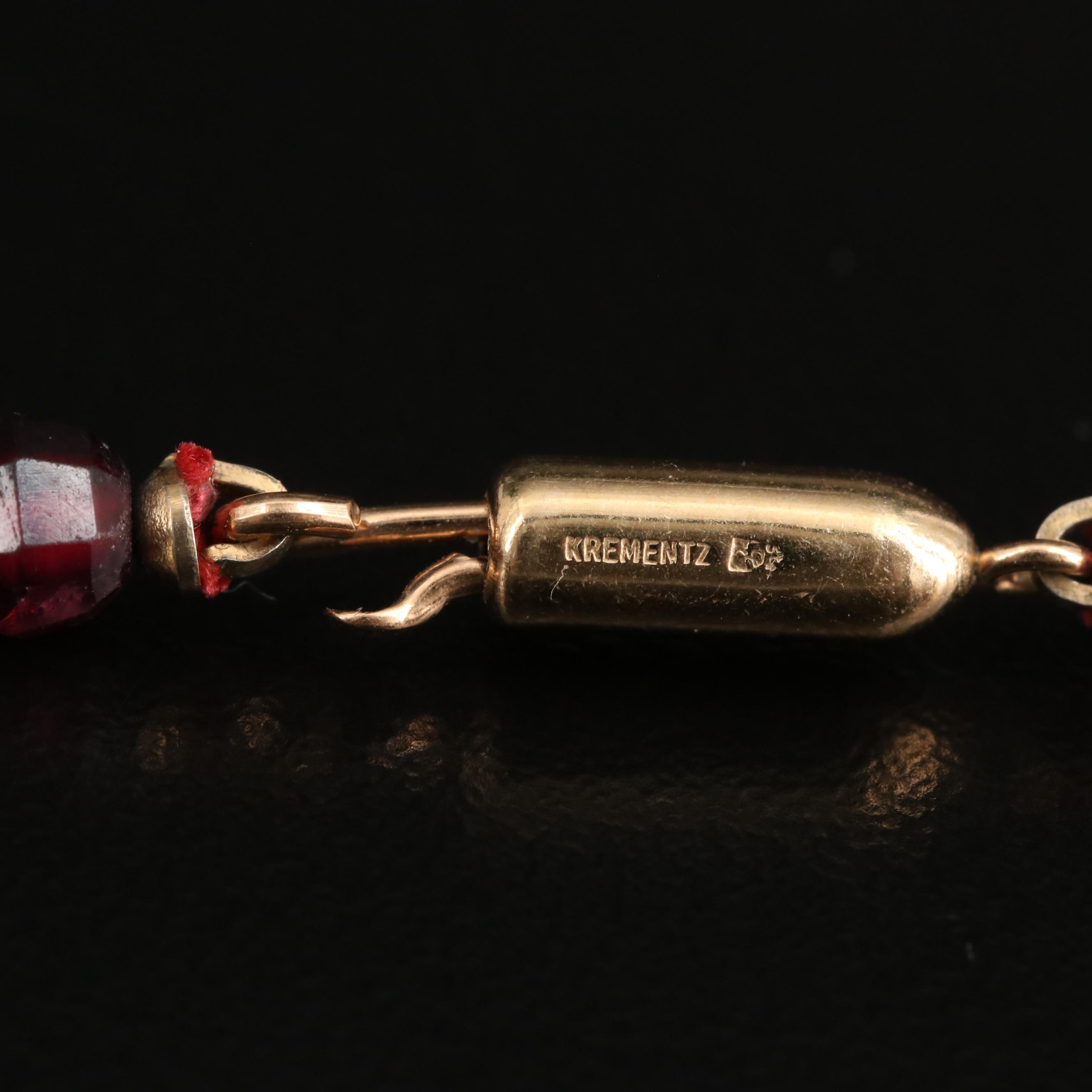 Vintage Krementz Necklace and Phillip Gabriel for Menegatti Sterling Ring