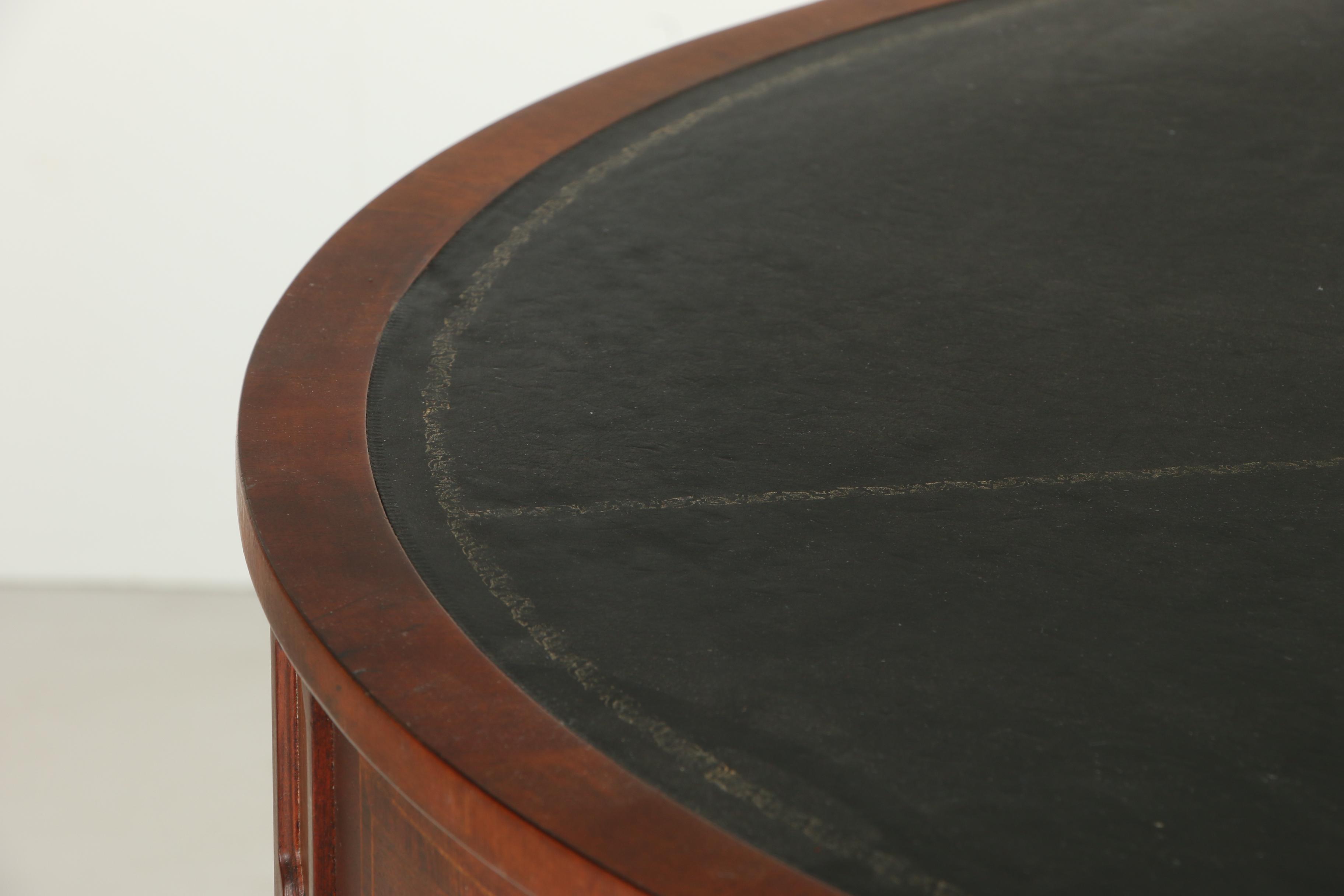 Henredon Regency Style Mahogany Library Table, Late 20th Century