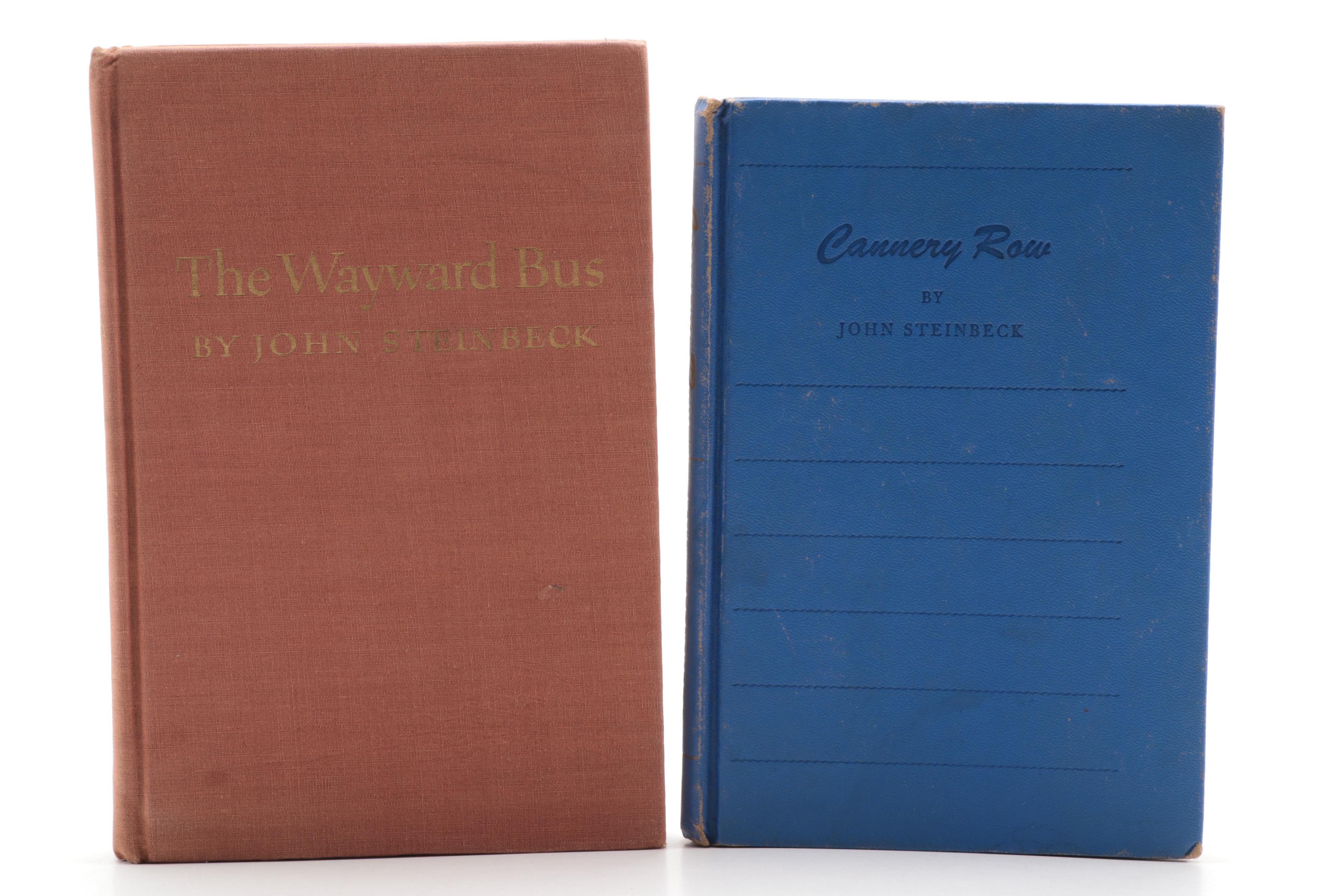 First Edition "The Grapes of Wrath," "The Moon is Down" and More by Steinbeck