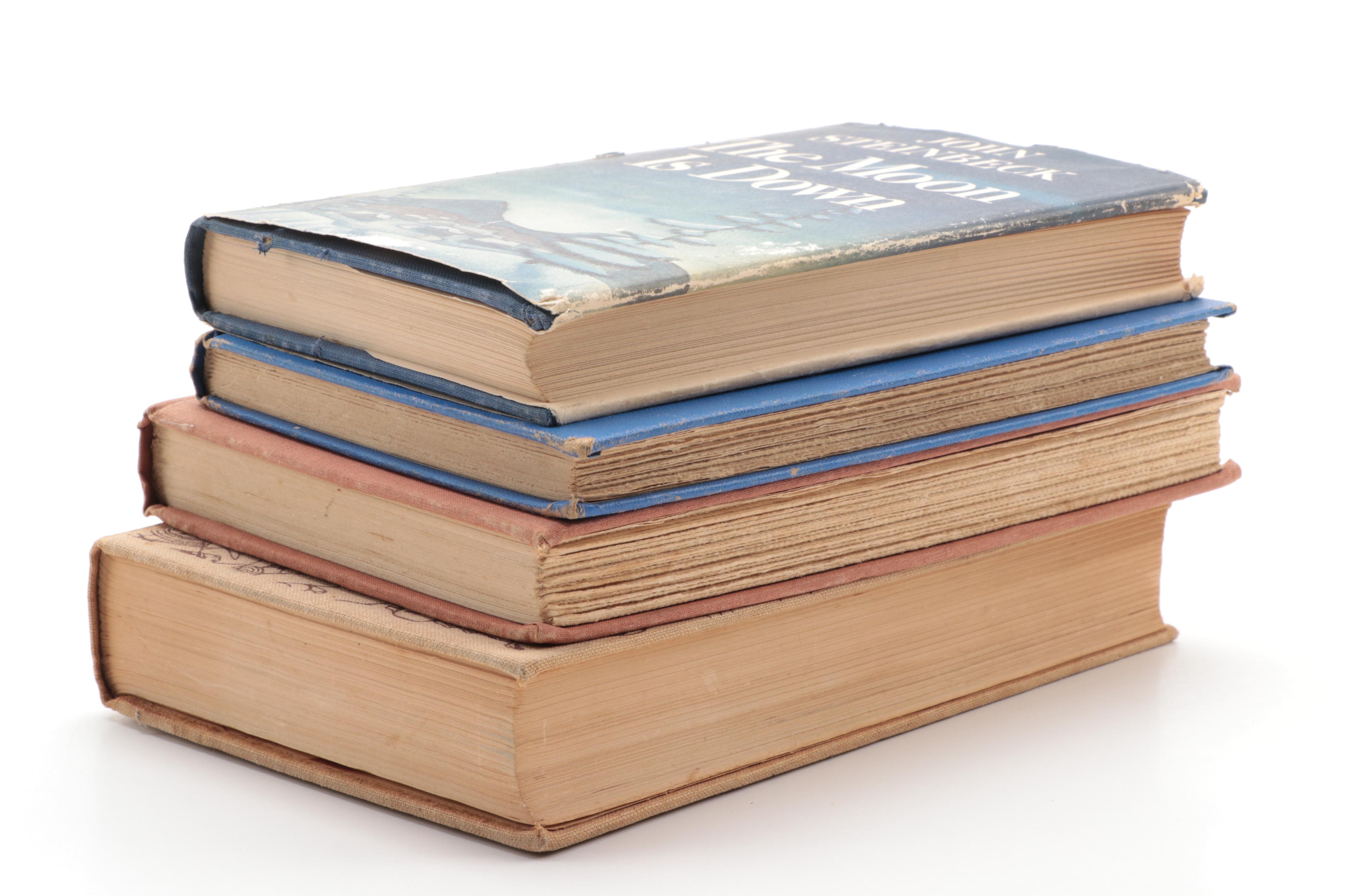 First Edition "The Grapes of Wrath," "The Moon is Down" and More by Steinbeck