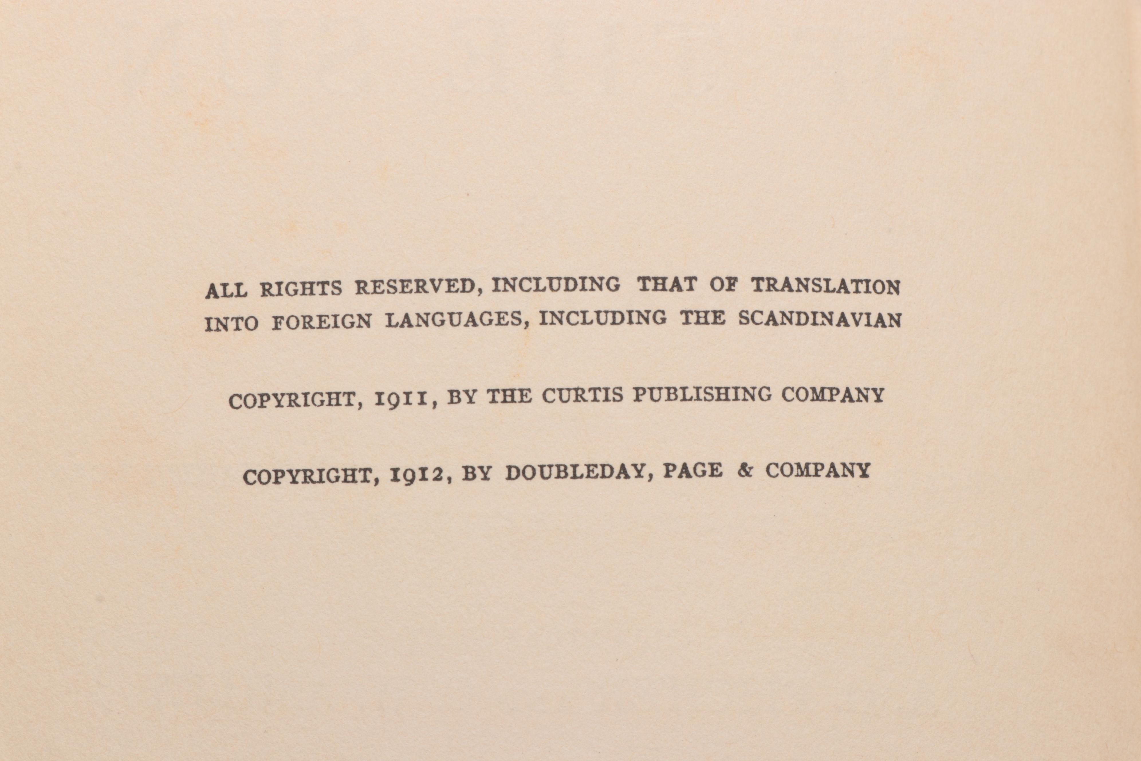 First Edition "A Son of the Sun" and "Little Lady of the Big House" by J. London