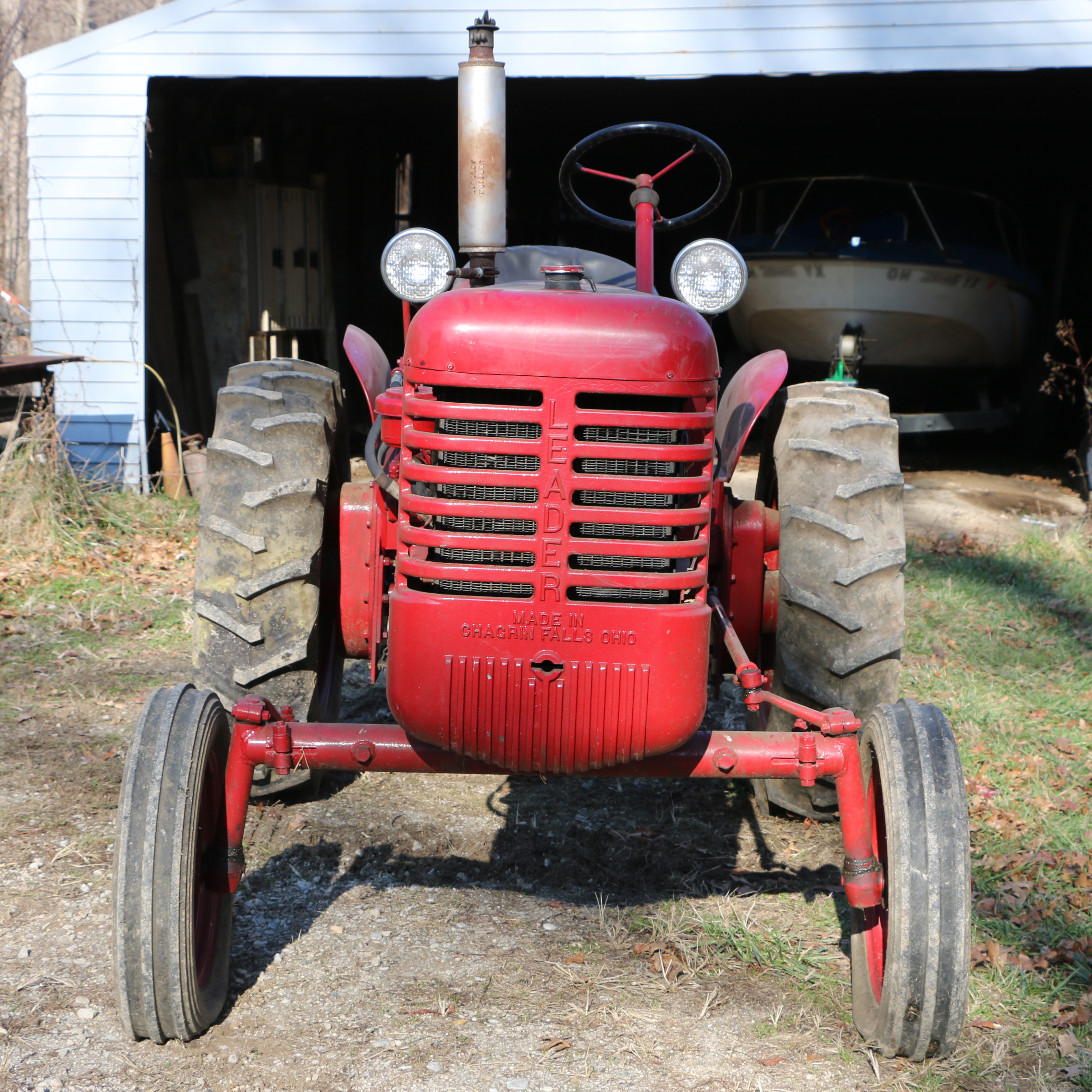 Leader 48D Tractor, 1947