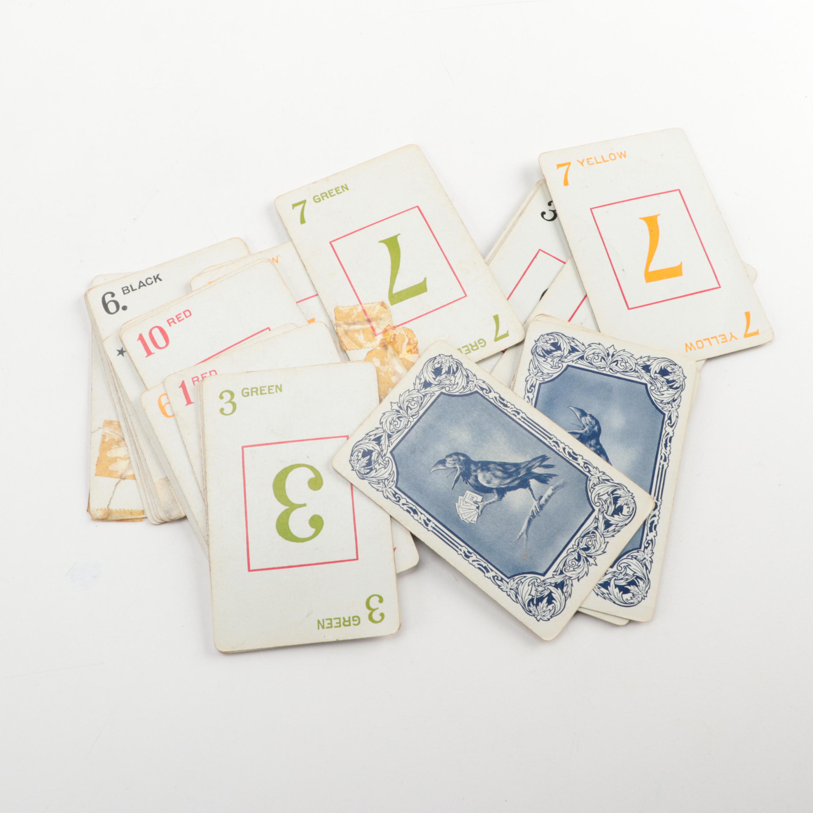 Parker Brothers "Rook" and Milton Bradley "Dragon Dominoes" Games, Vintage