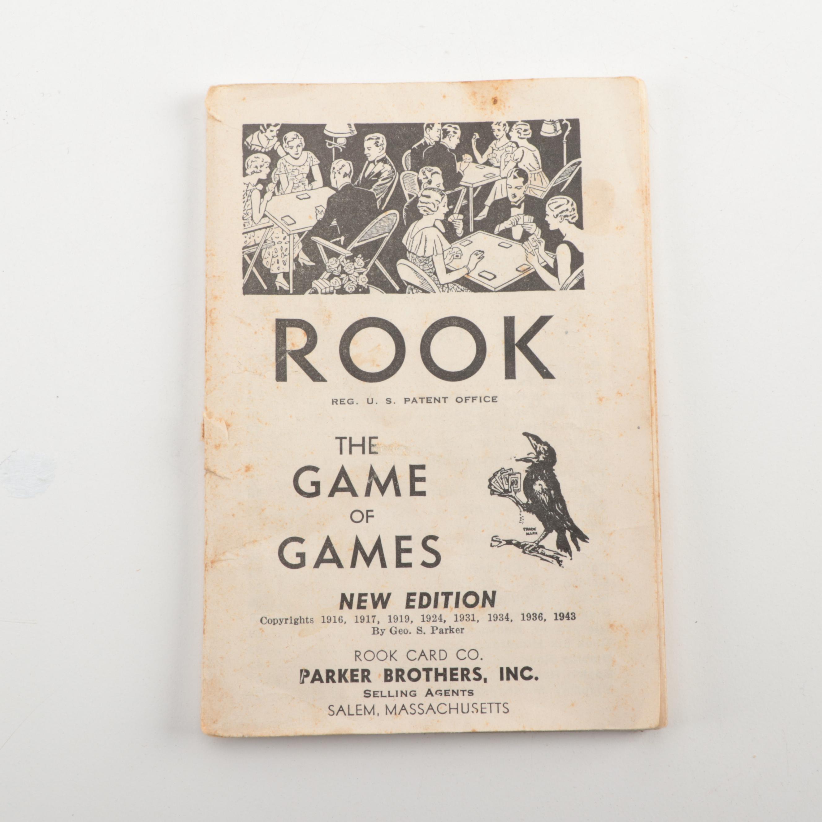 Parker Brothers "Rook" and Milton Bradley "Dragon Dominoes" Games, Vintage