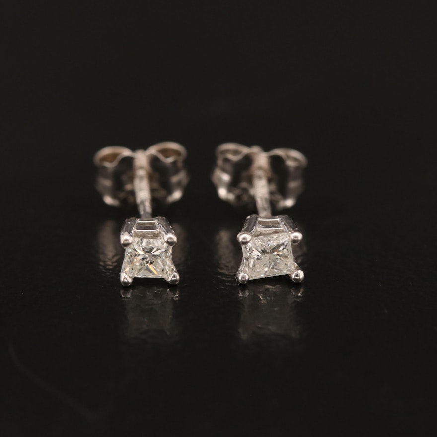 14K 0.19 CTW Diamond Stud Earrings