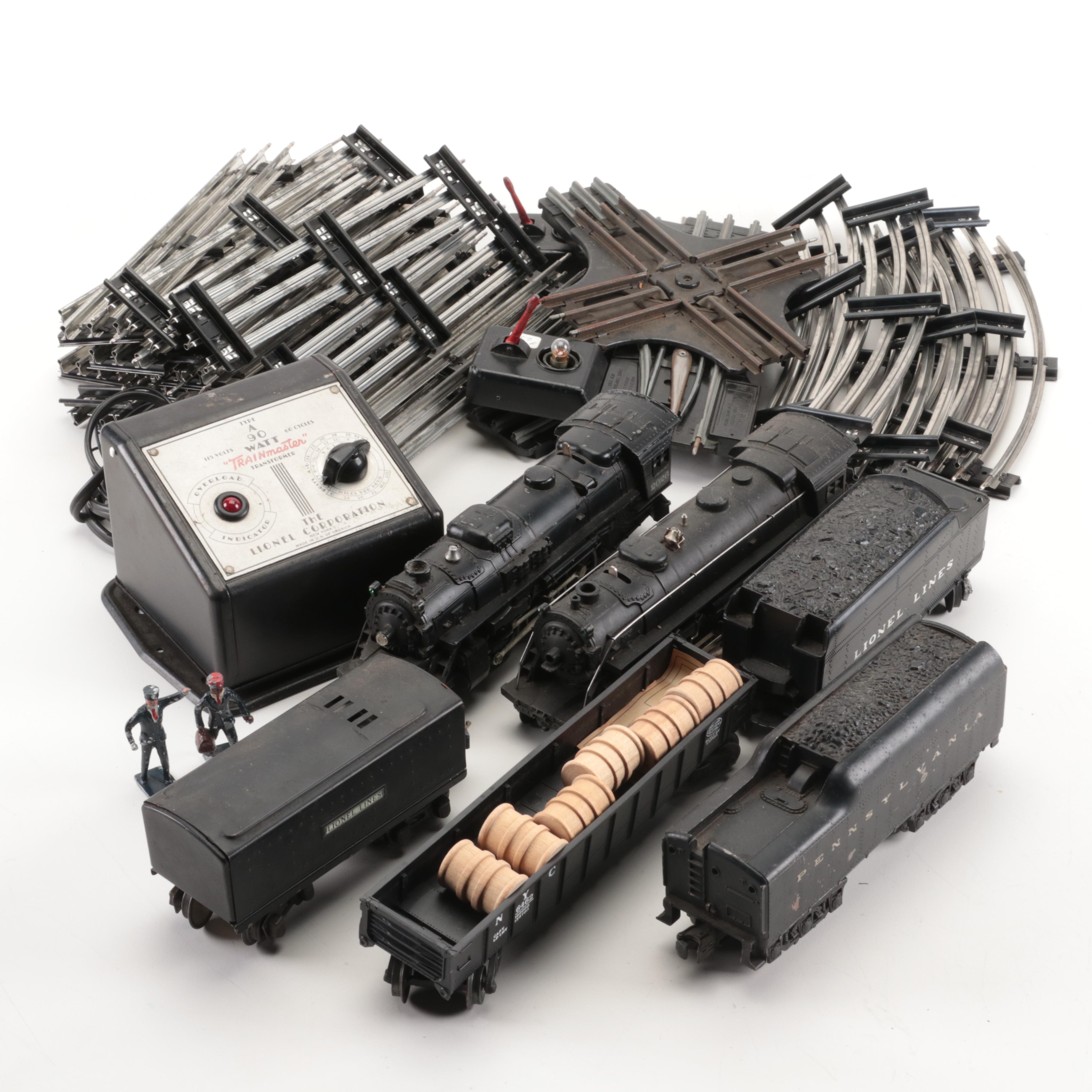 Lionel Model "1661" and "2026" Locomotives, "NYC" Freight, Tender Cars, and More