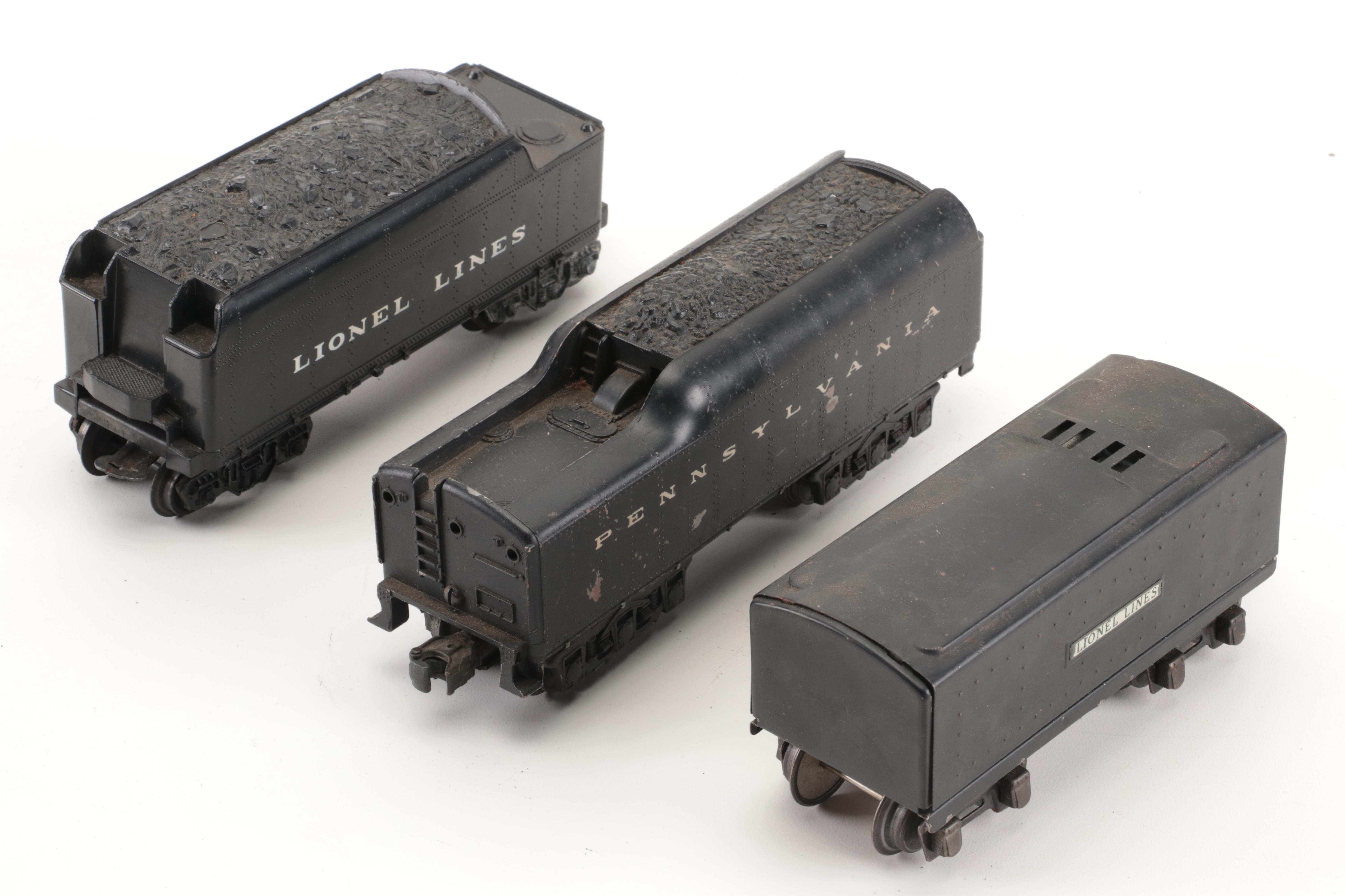 Lionel Model "1661" and "2026" Locomotives, "NYC" Freight, Tender Cars, and More