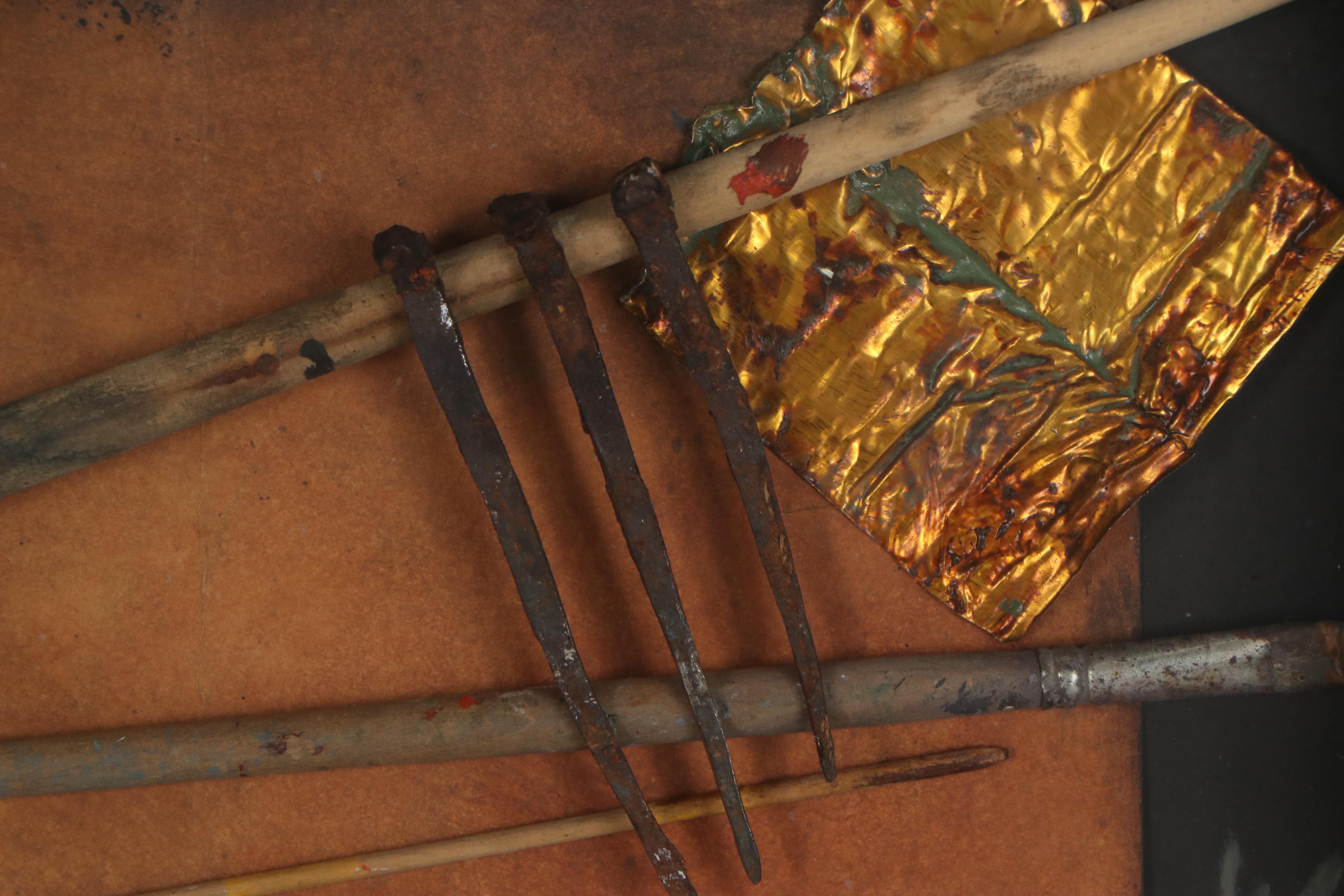 Wilhelm Bronner Mixed Media Assemblage, 1986