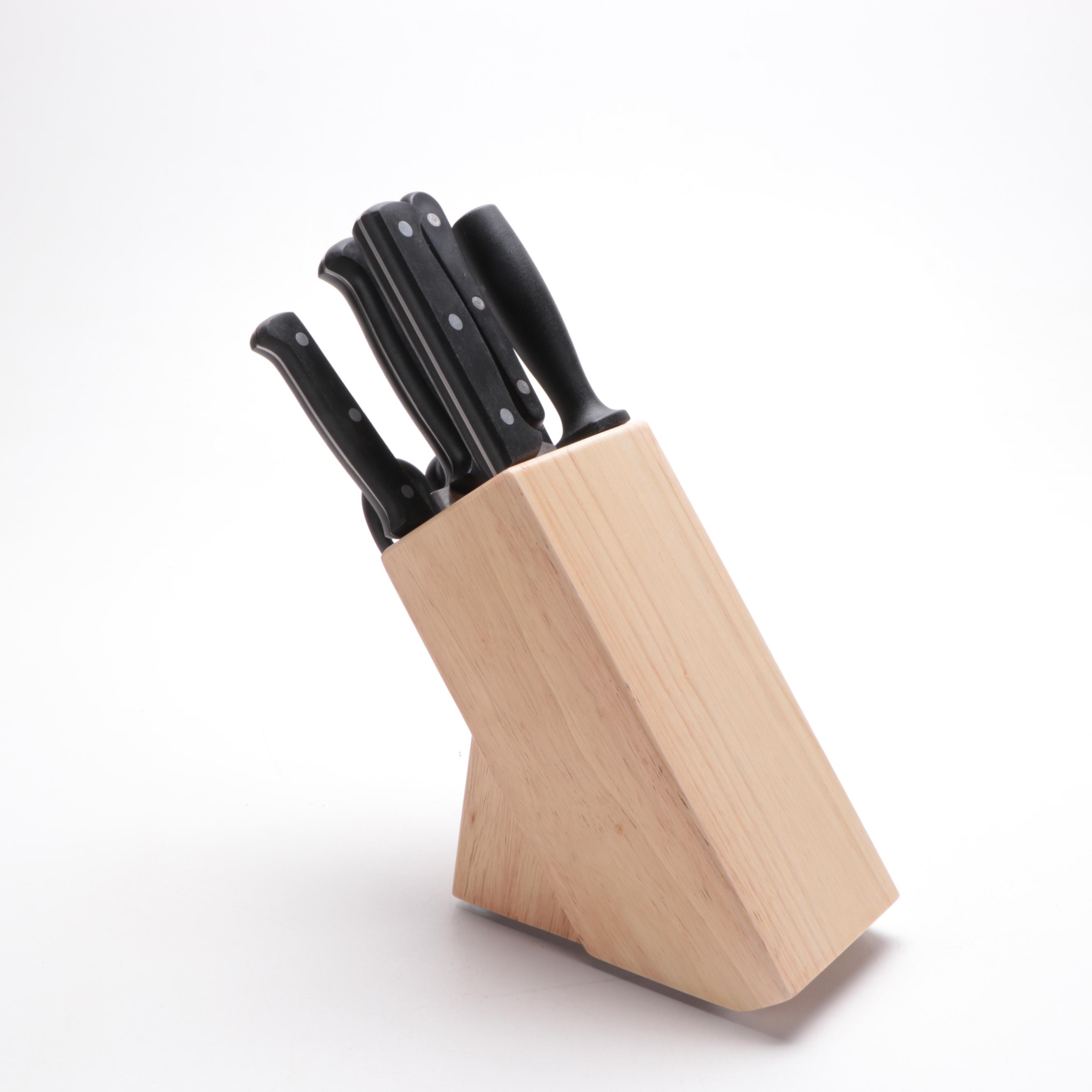J.A. Henckels International Fine Edge Pro Knives and Knife Block