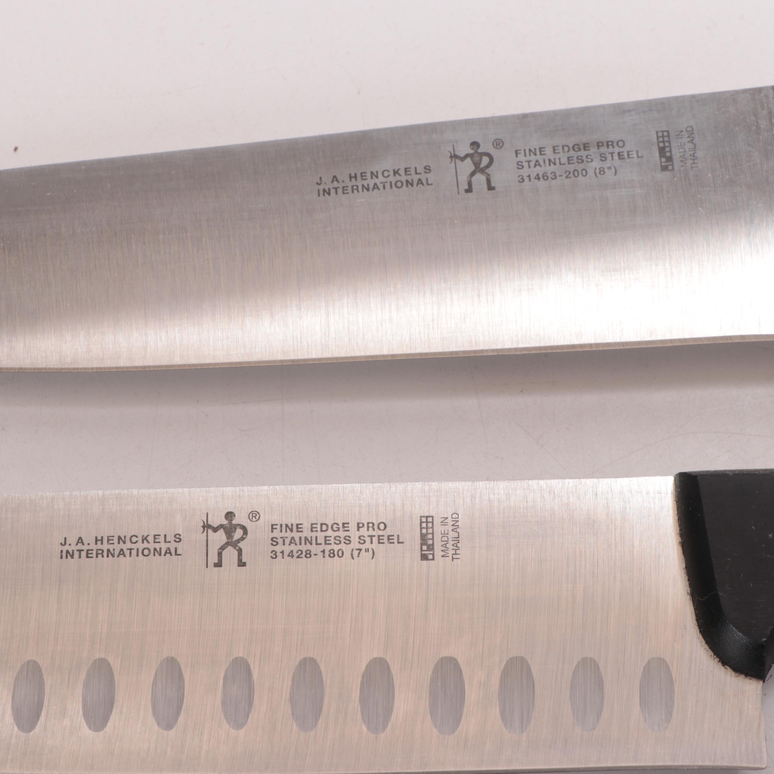 J.A. Henckels International Fine Edge Pro Knives and Knife Block