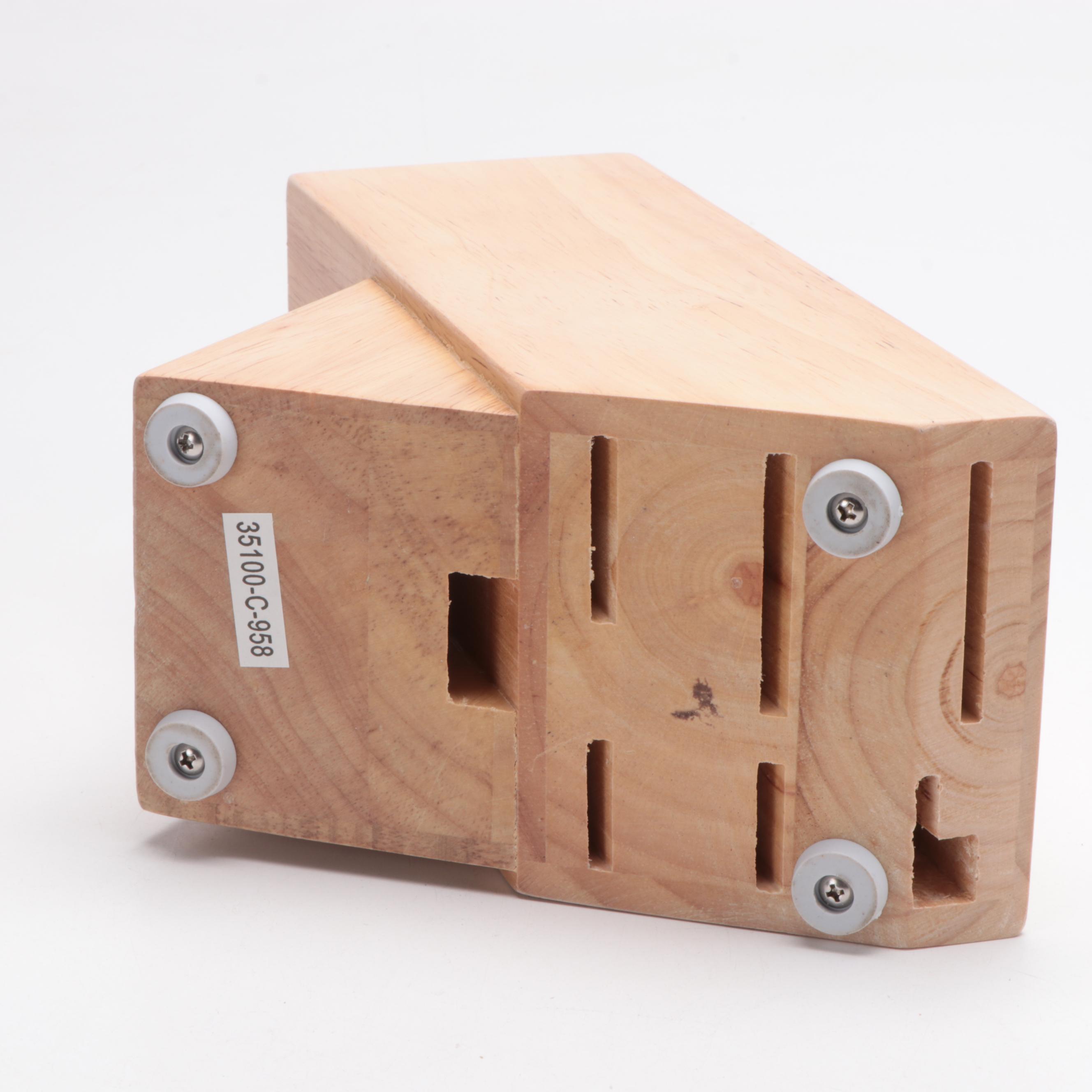 J.A. Henckels International Fine Edge Pro Knives and Knife Block