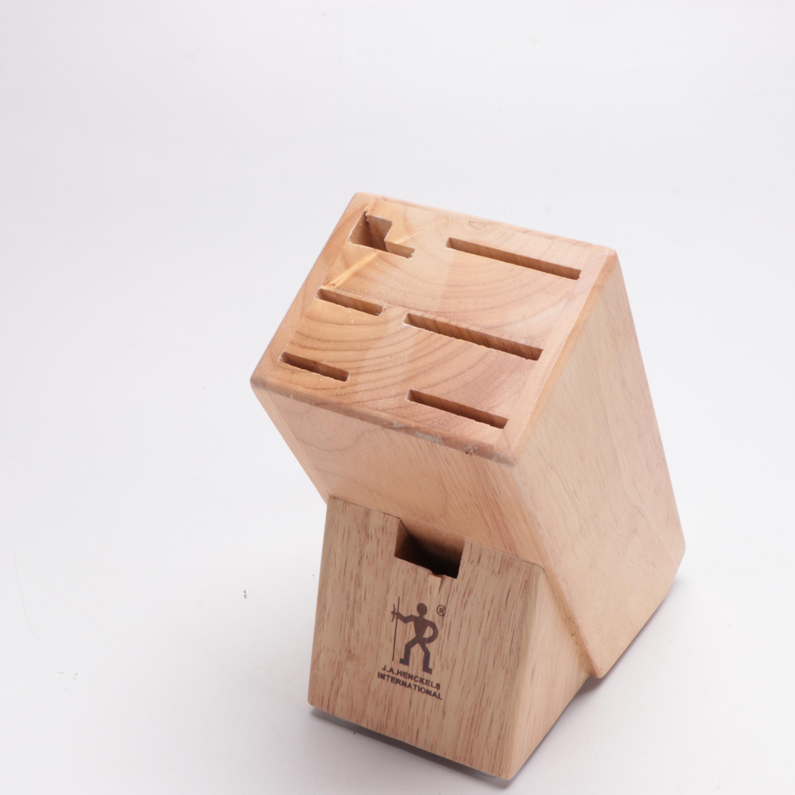 J.A. Henckels International Fine Edge Pro Knives and Knife Block