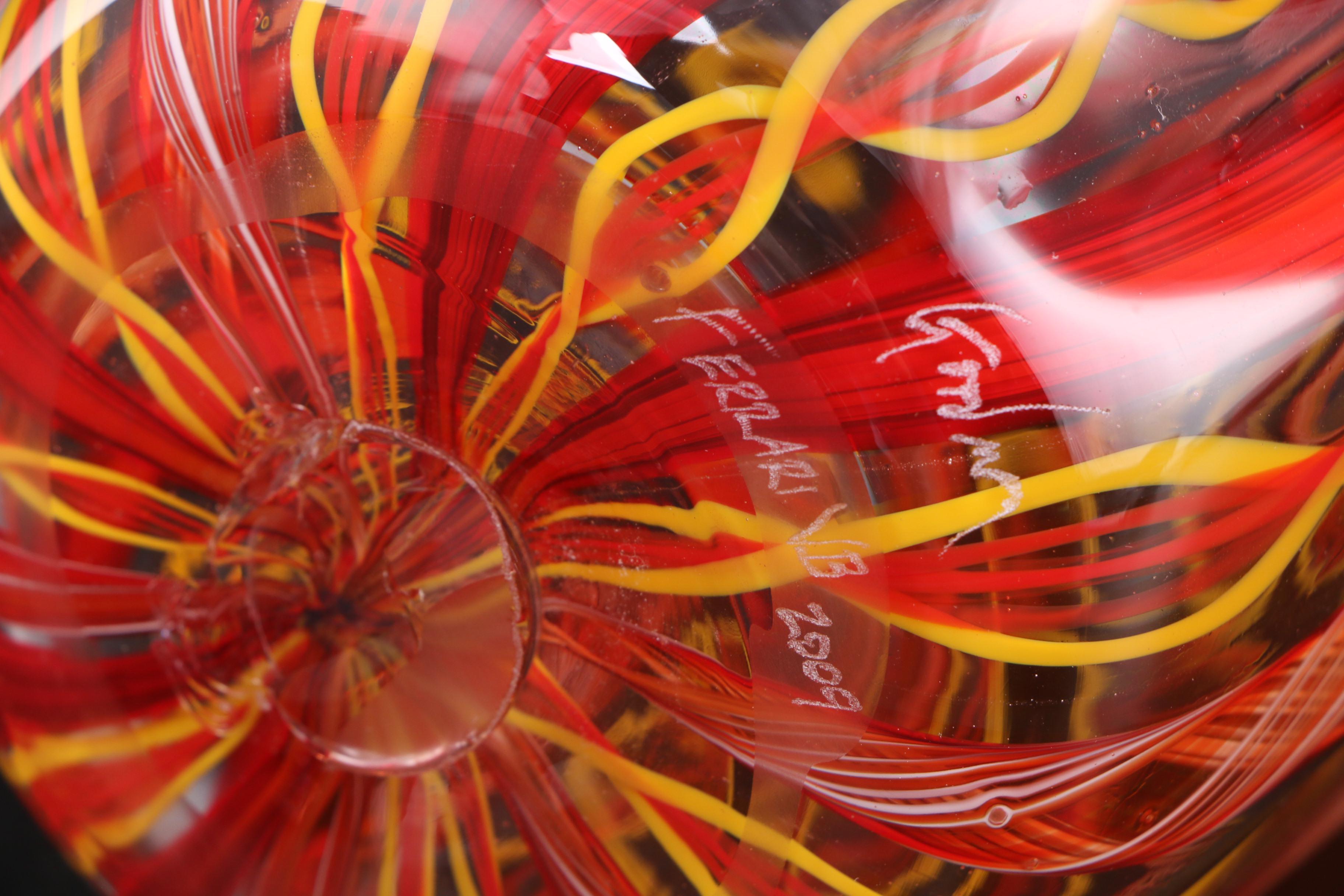 Darren Goodman Handblown Glass "Ferrari Vetrobottle," 2009