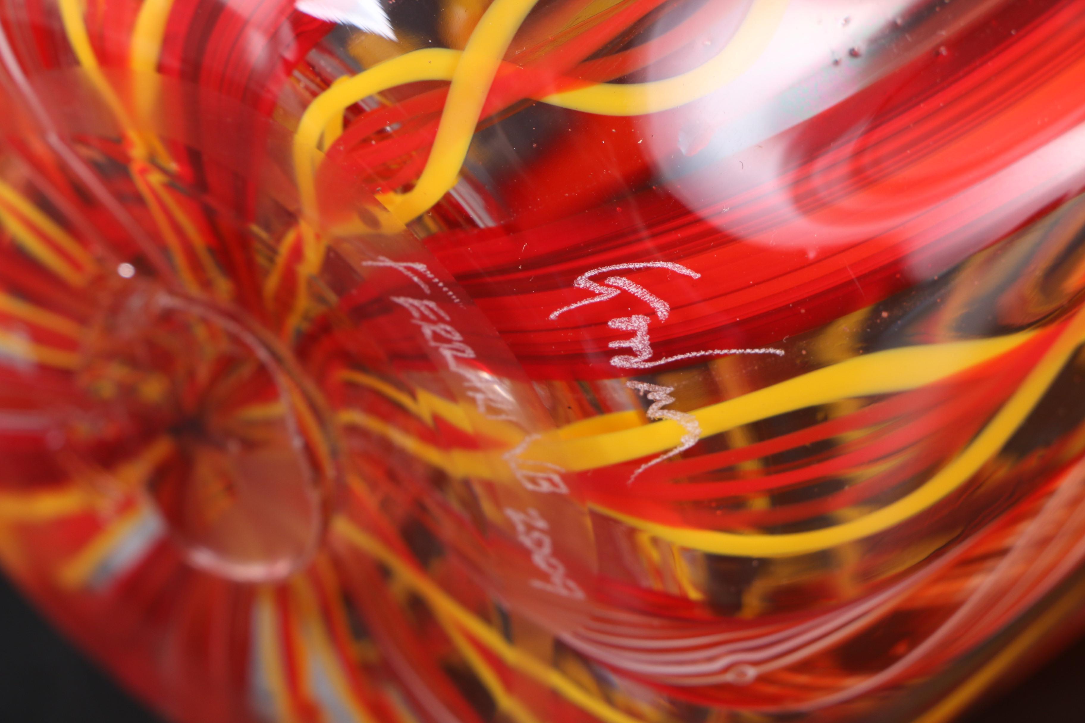 Darren Goodman Handblown Glass "Ferrari Vetrobottle," 2009