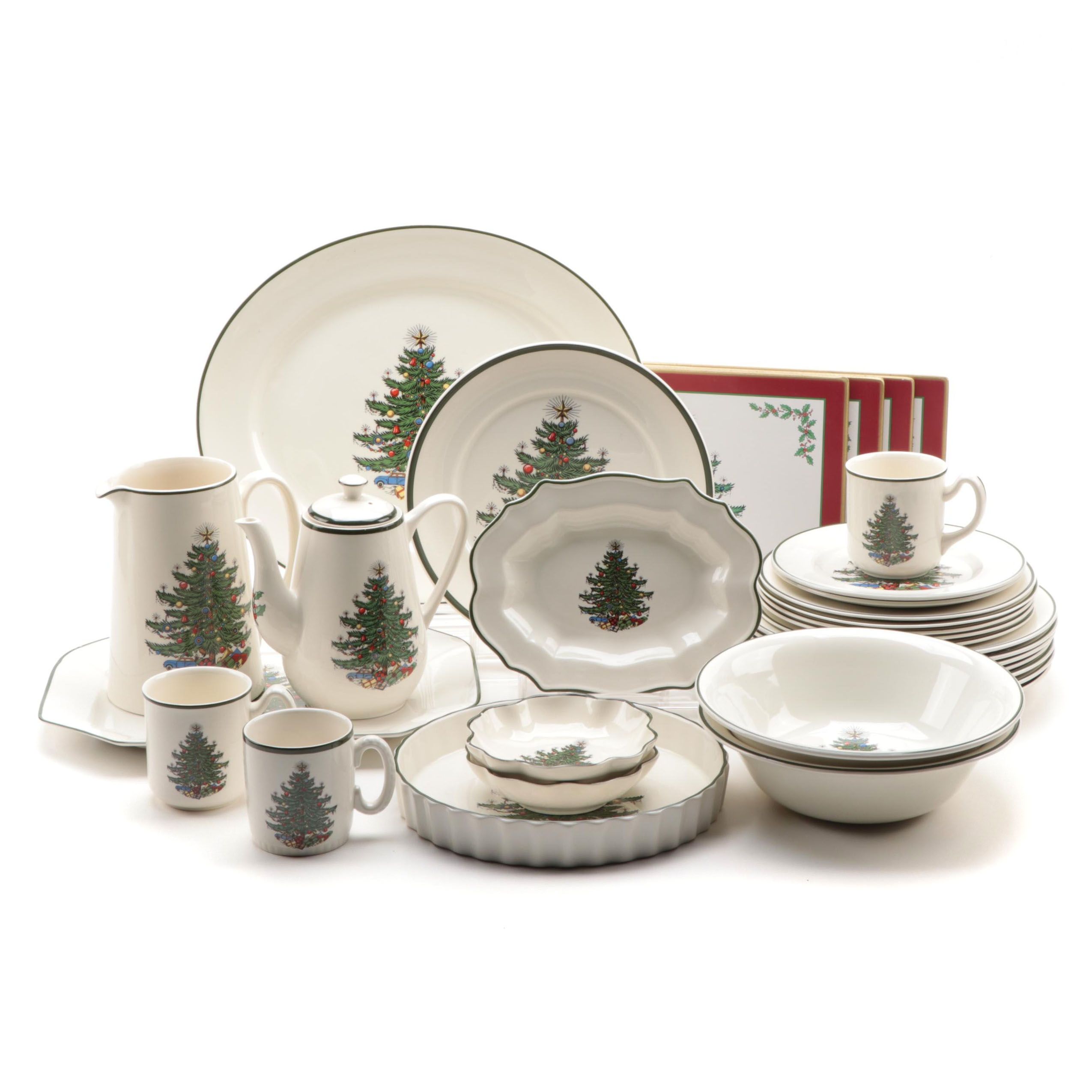Cuthbertson "Christmas Tree" Ceramic Dinnerware, 1985–2001