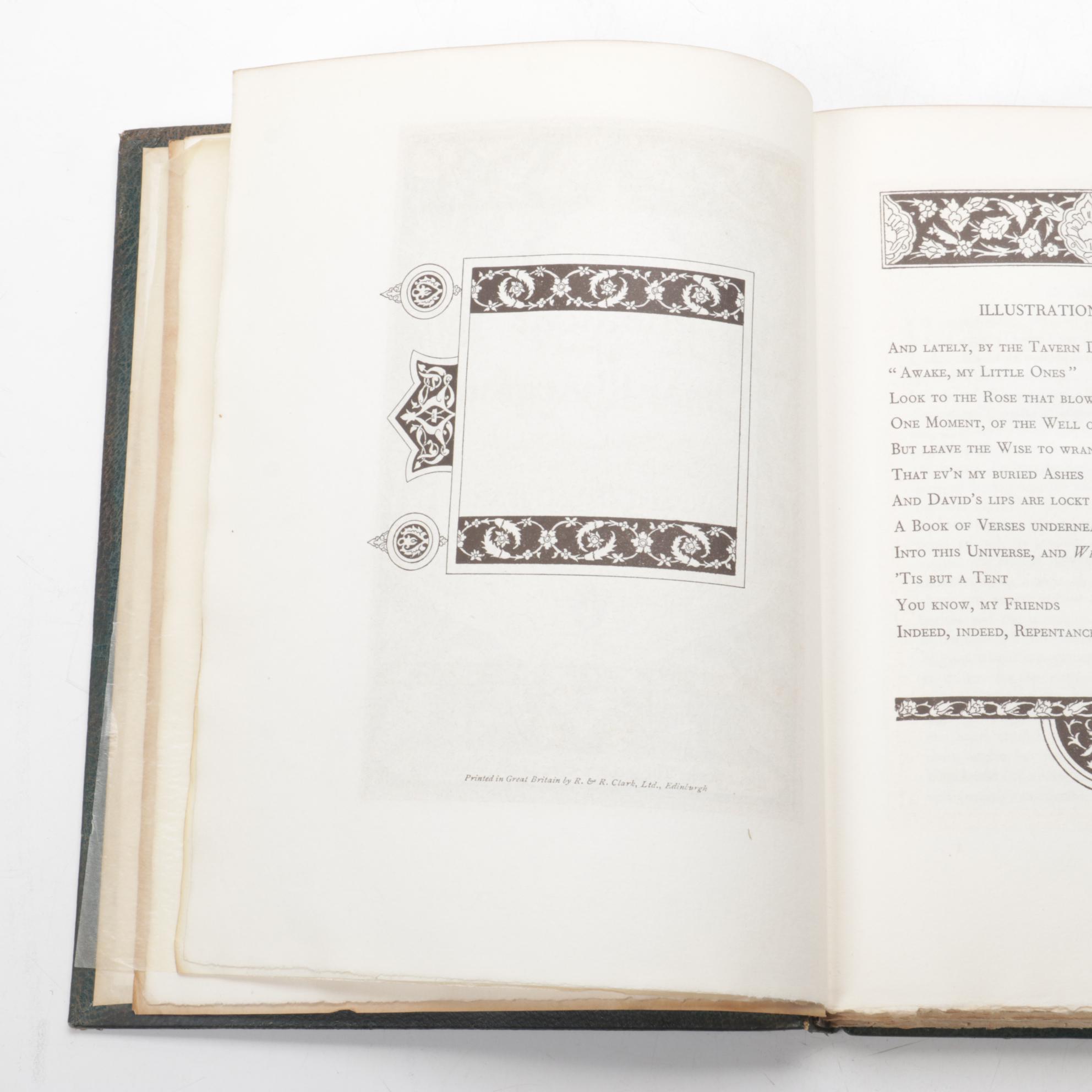 Limited Edition "The Rubaiyat of Omar Khayyam" Illustrated by Willy Pogany, 1930