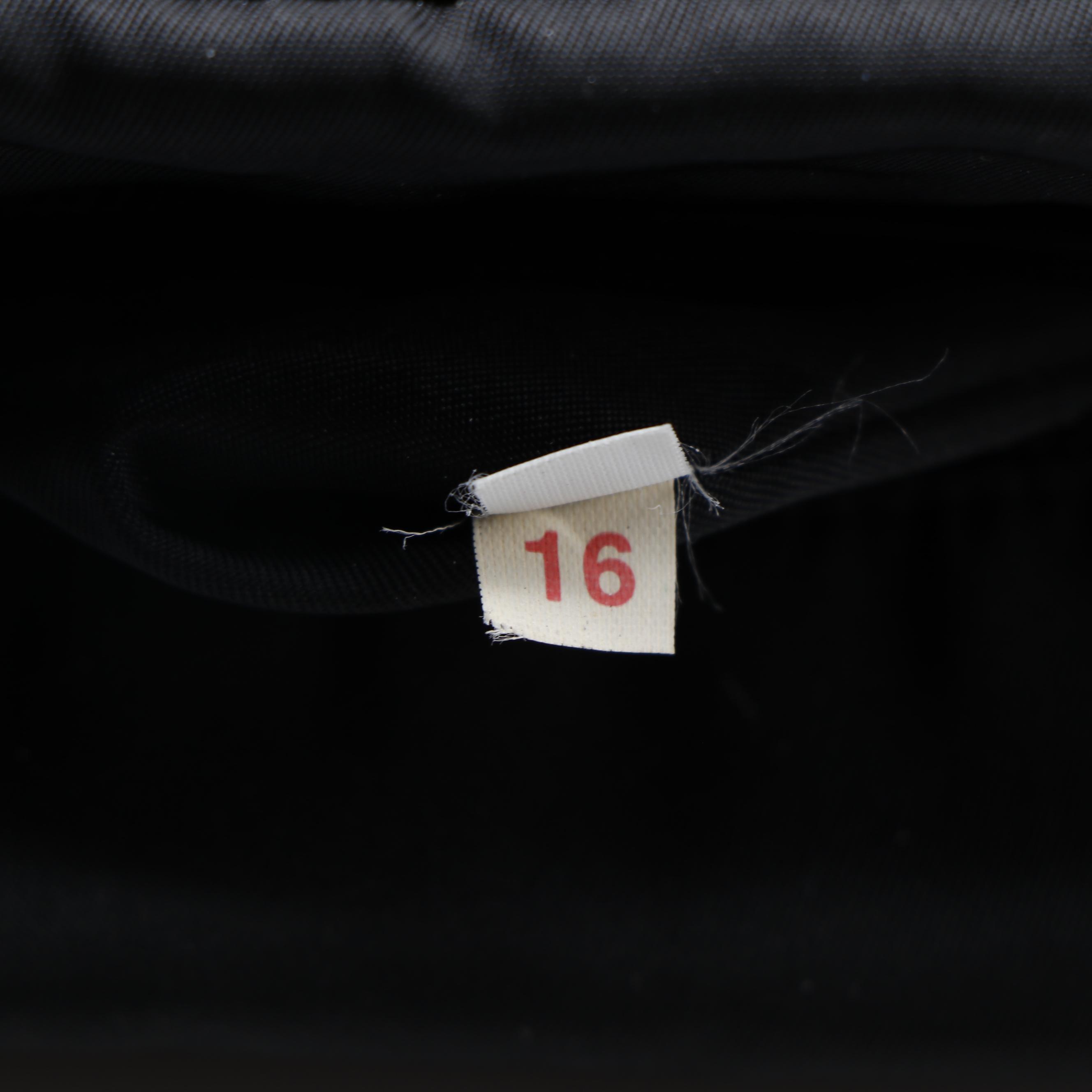 Prada Evening Heart Mini Satchel Bag in Black Nylon and Leather