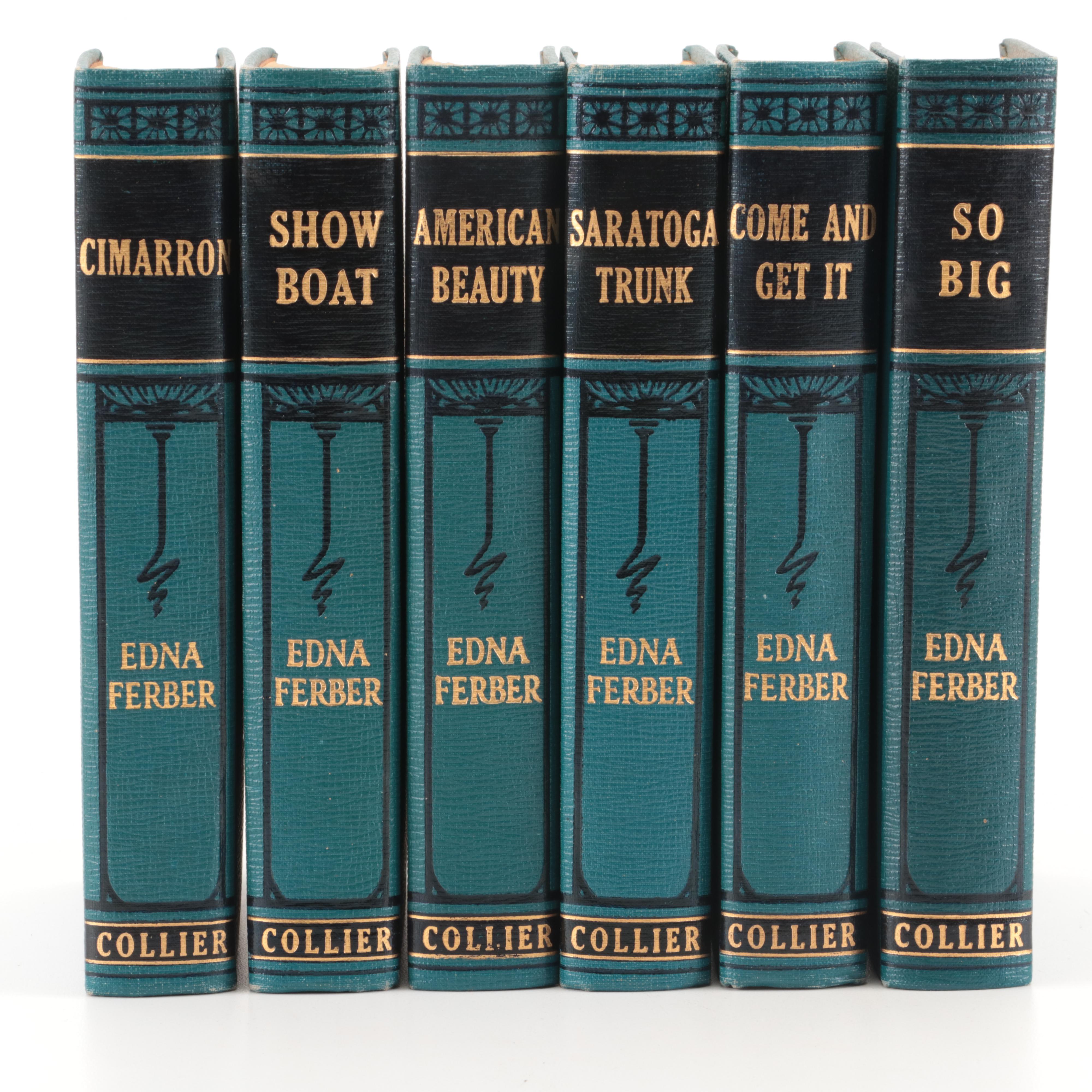Edna Ferber Six-Volume Book Set Including "Show Boat" and "American Beauty"