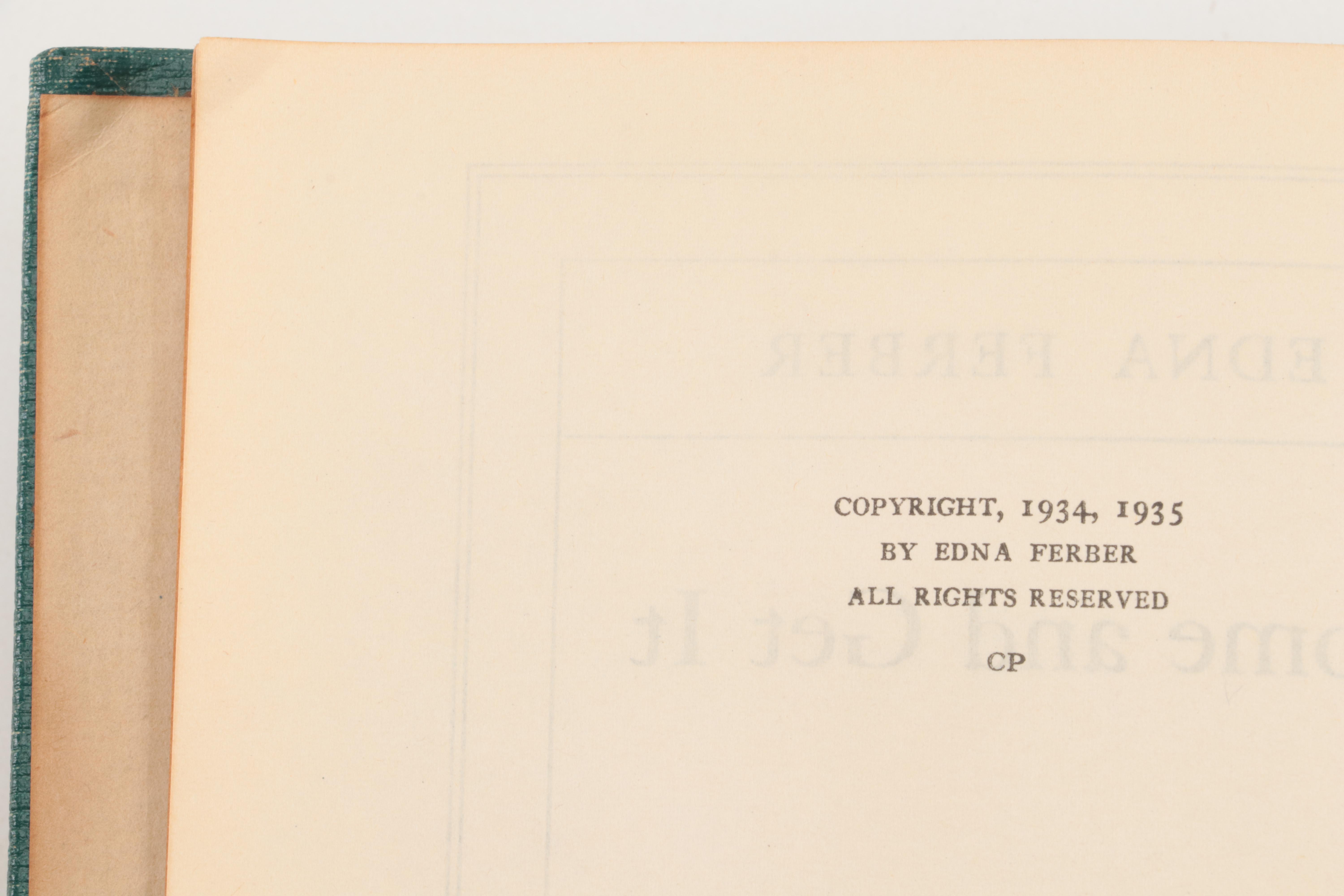 Edna Ferber Six-Volume Book Set Including "Show Boat" and "American Beauty"