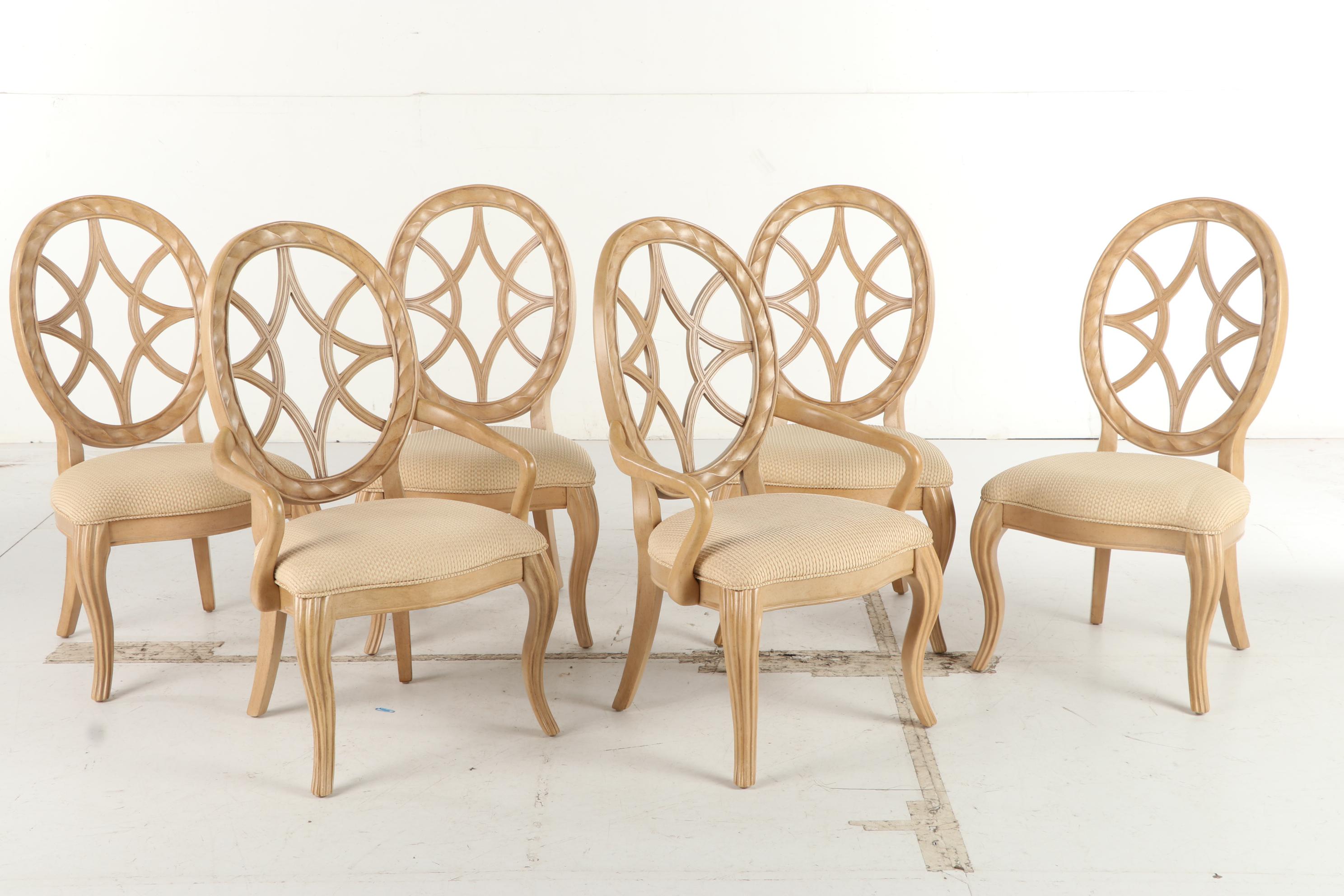 Bernhardt Blonde Wood Seven-Piece Dining Set