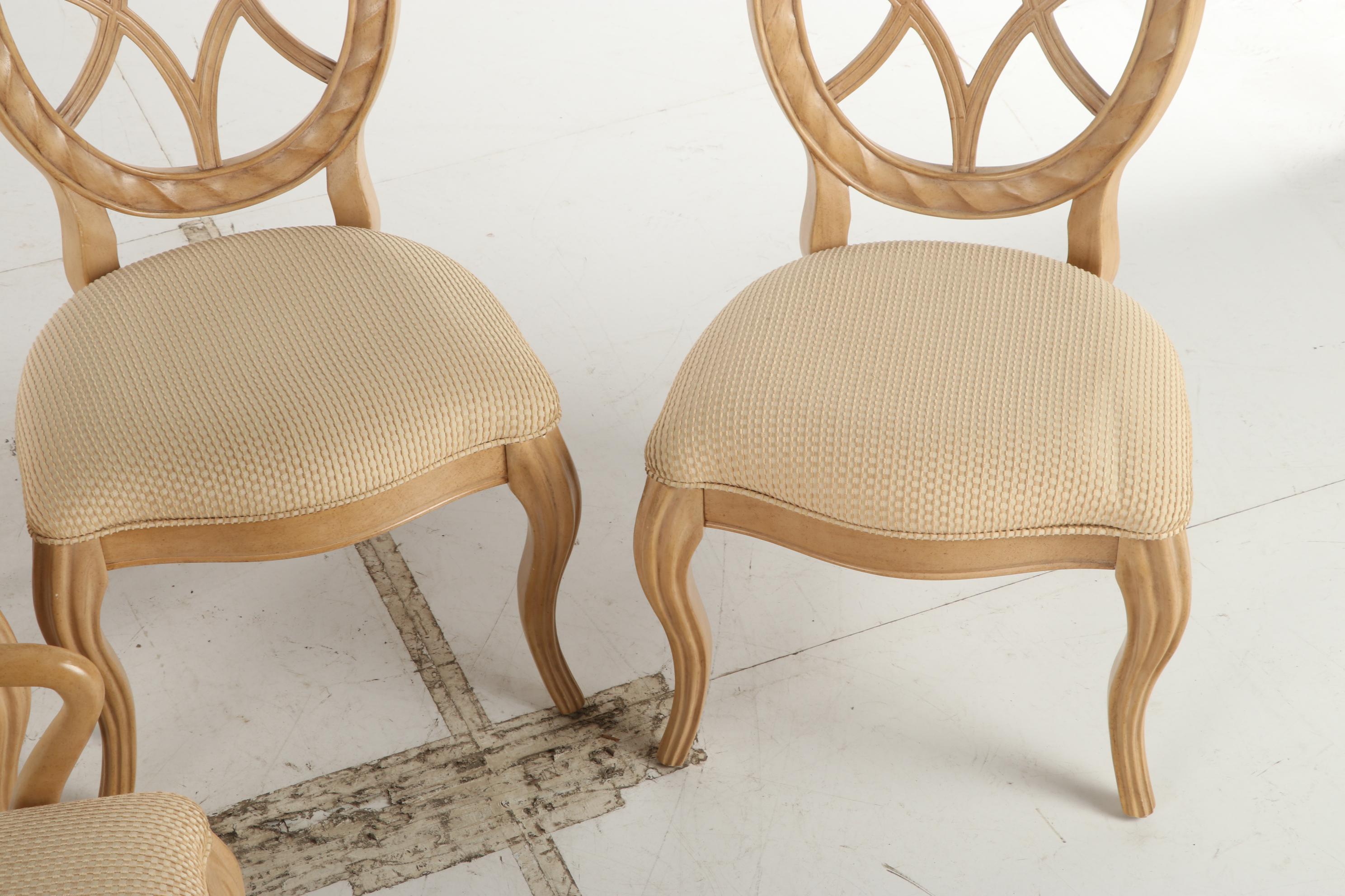 Bernhardt Blonde Wood Seven-Piece Dining Set