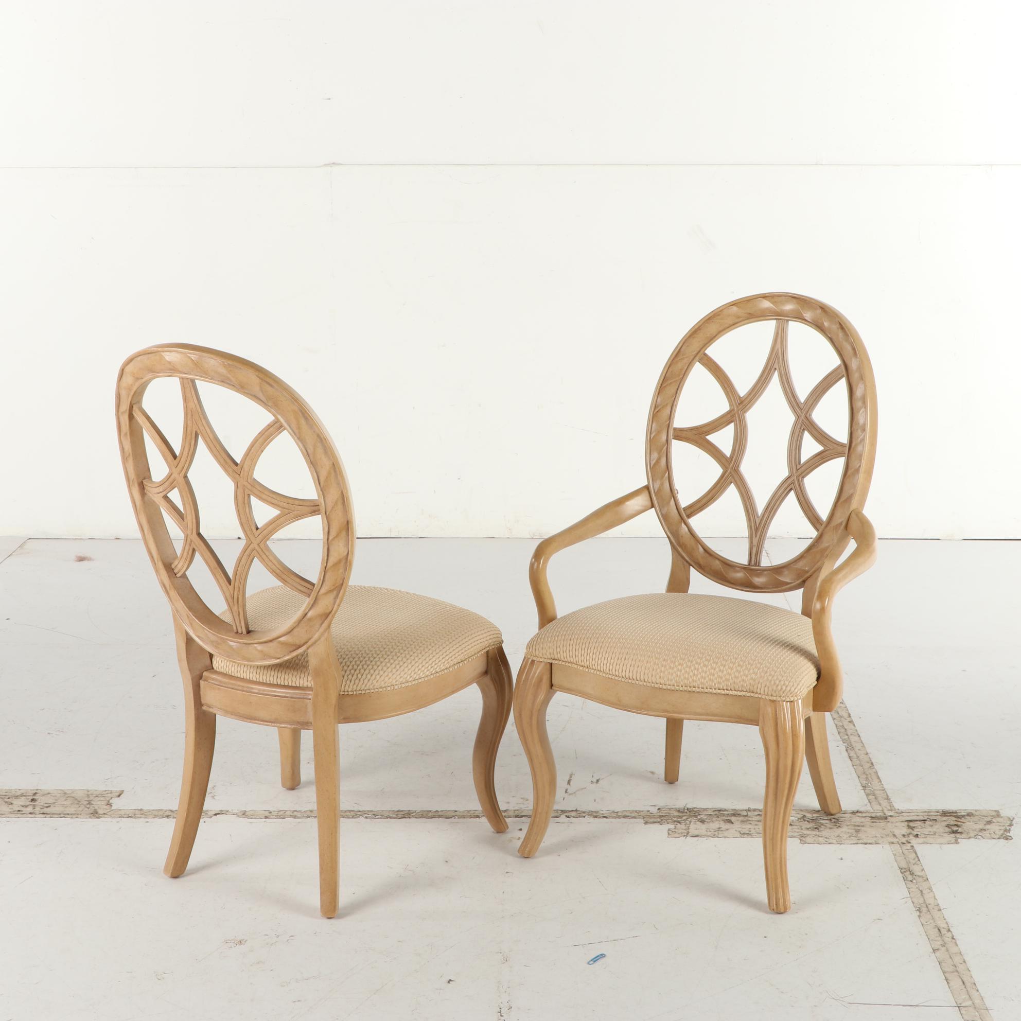 Bernhardt Blonde Wood Seven-Piece Dining Set