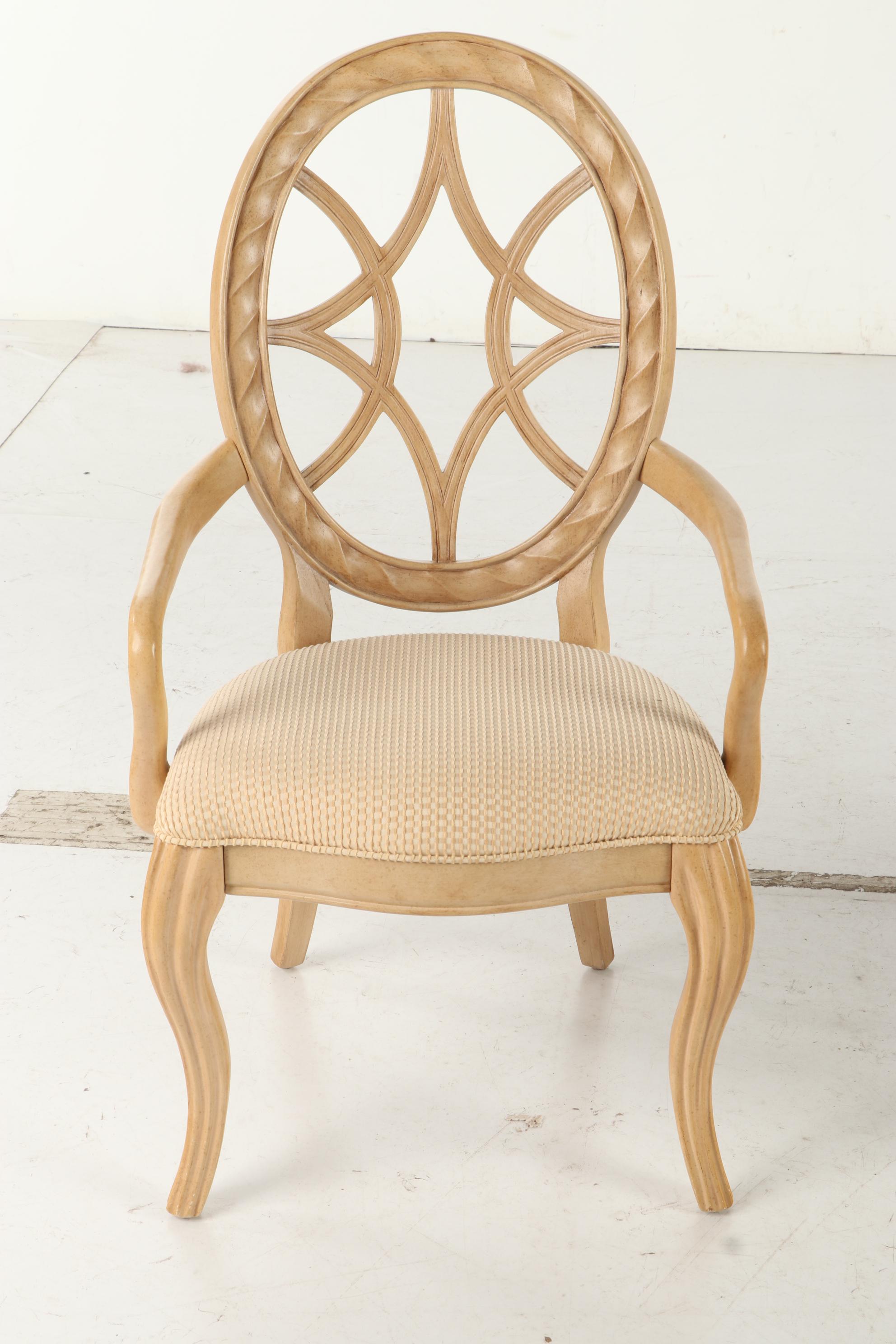 Bernhardt Blonde Wood Seven-Piece Dining Set